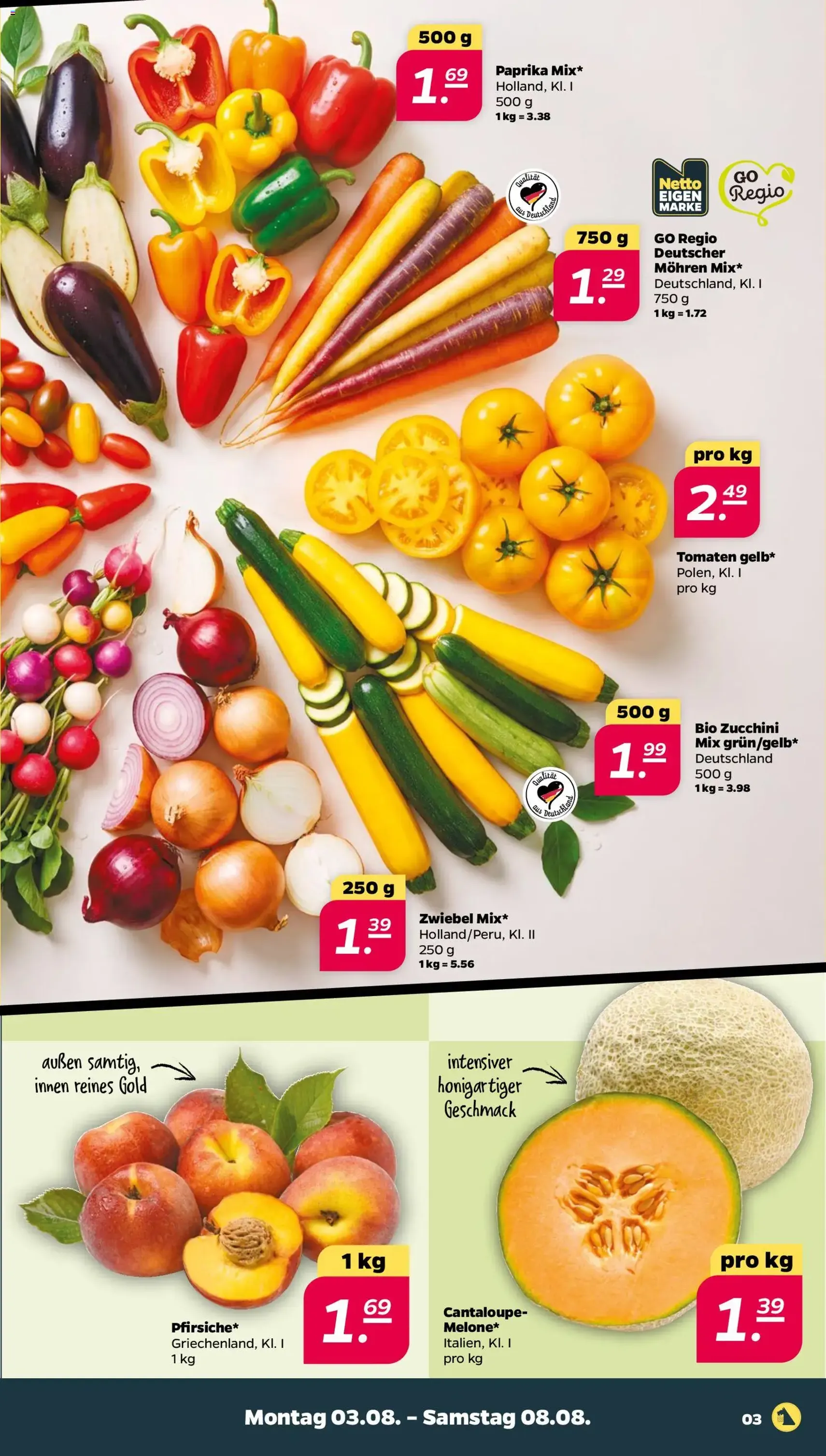 Netto Prospekt - Gültiger Prospekt ab 03.08.2026, Seite 3 von insgesamt 33