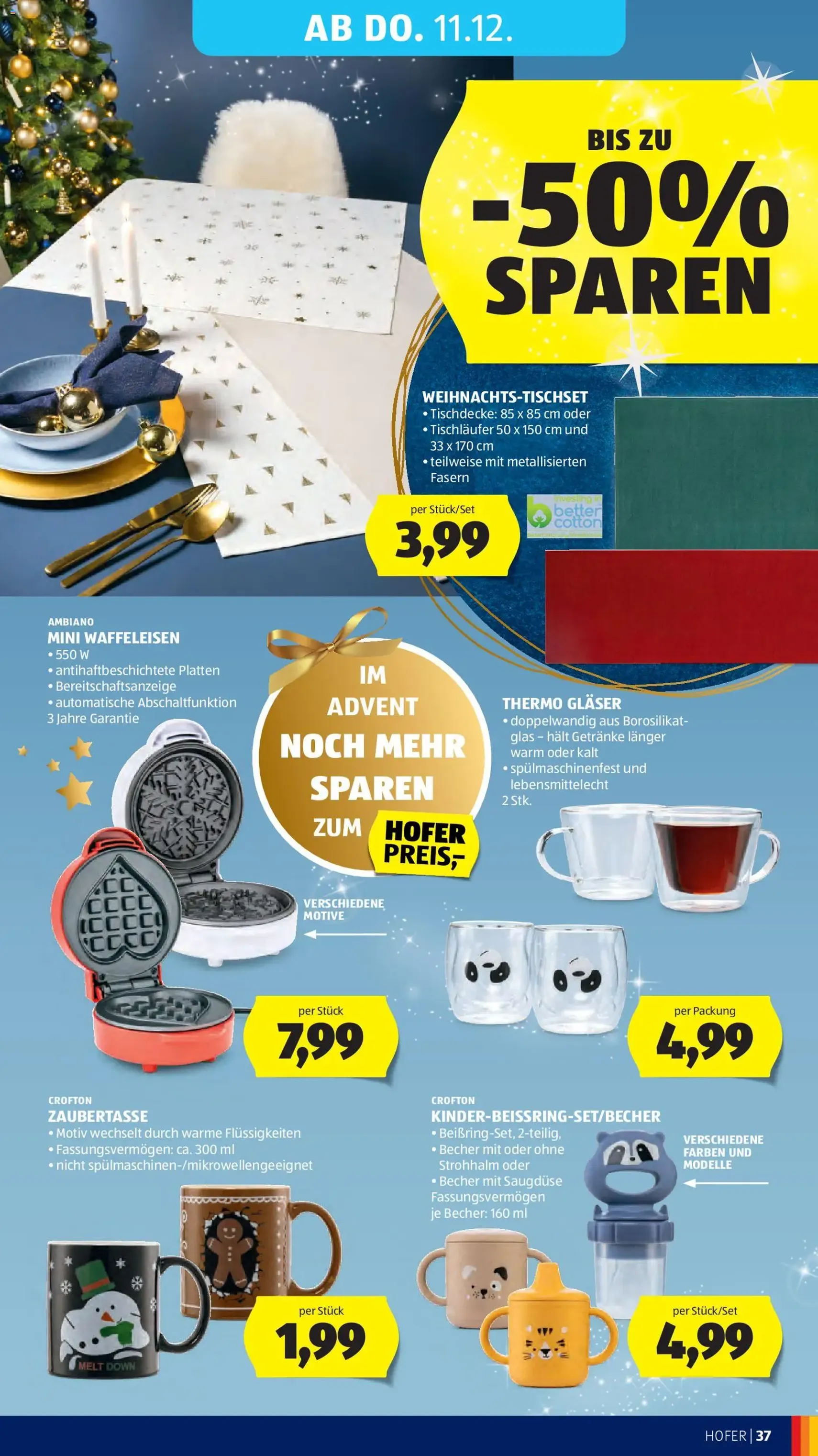 Hofer Flugblatt - Gültiger Prospekt ab 05.12.2025, Seite 51 von insgesamt 60