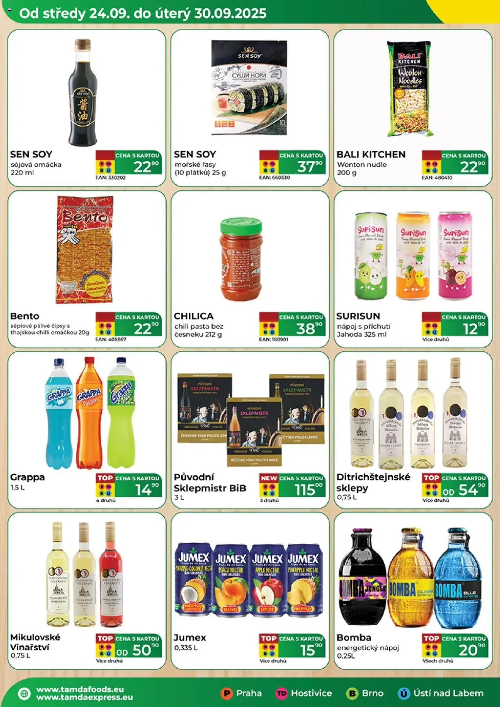 Tamda Foods leták - platný leták od 24.09.2025 strana 4 z 52