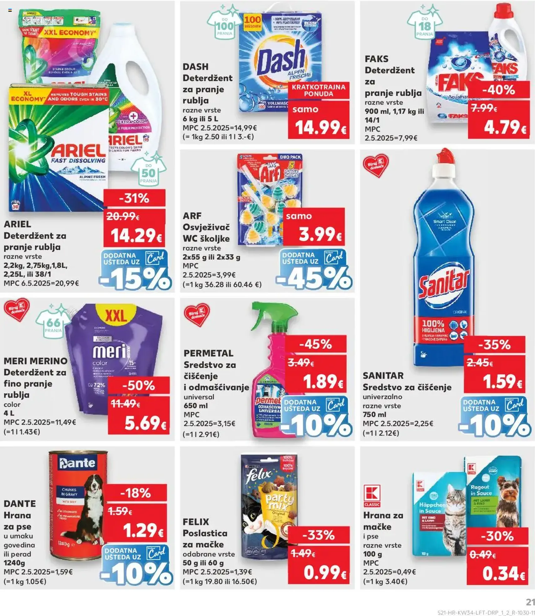 Kaufland HR - Split-Ravne njive - 2025.08.20. érvényes szórólap 21 oldal 32 oldalból