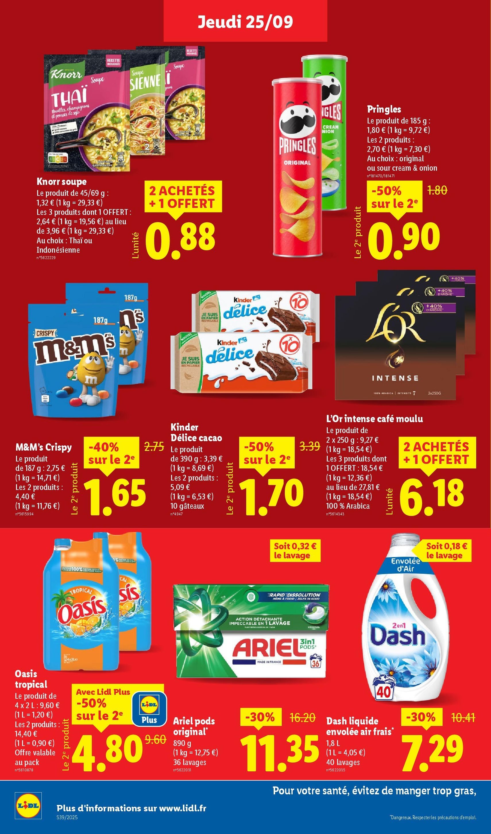 LIDL catalogue semaine 39 - brochure valable à partir du 25/09/2025, page 12 sur 73