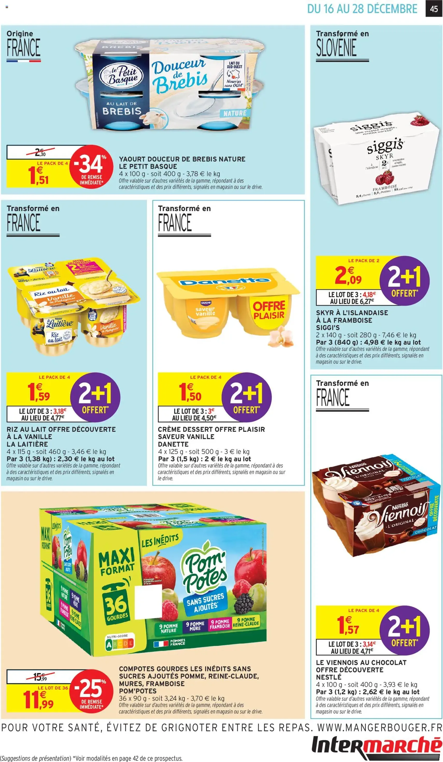 Intermarché catalogue semaine 51 - brochure valable à partir du 16/12/2025, page 45 sur 48