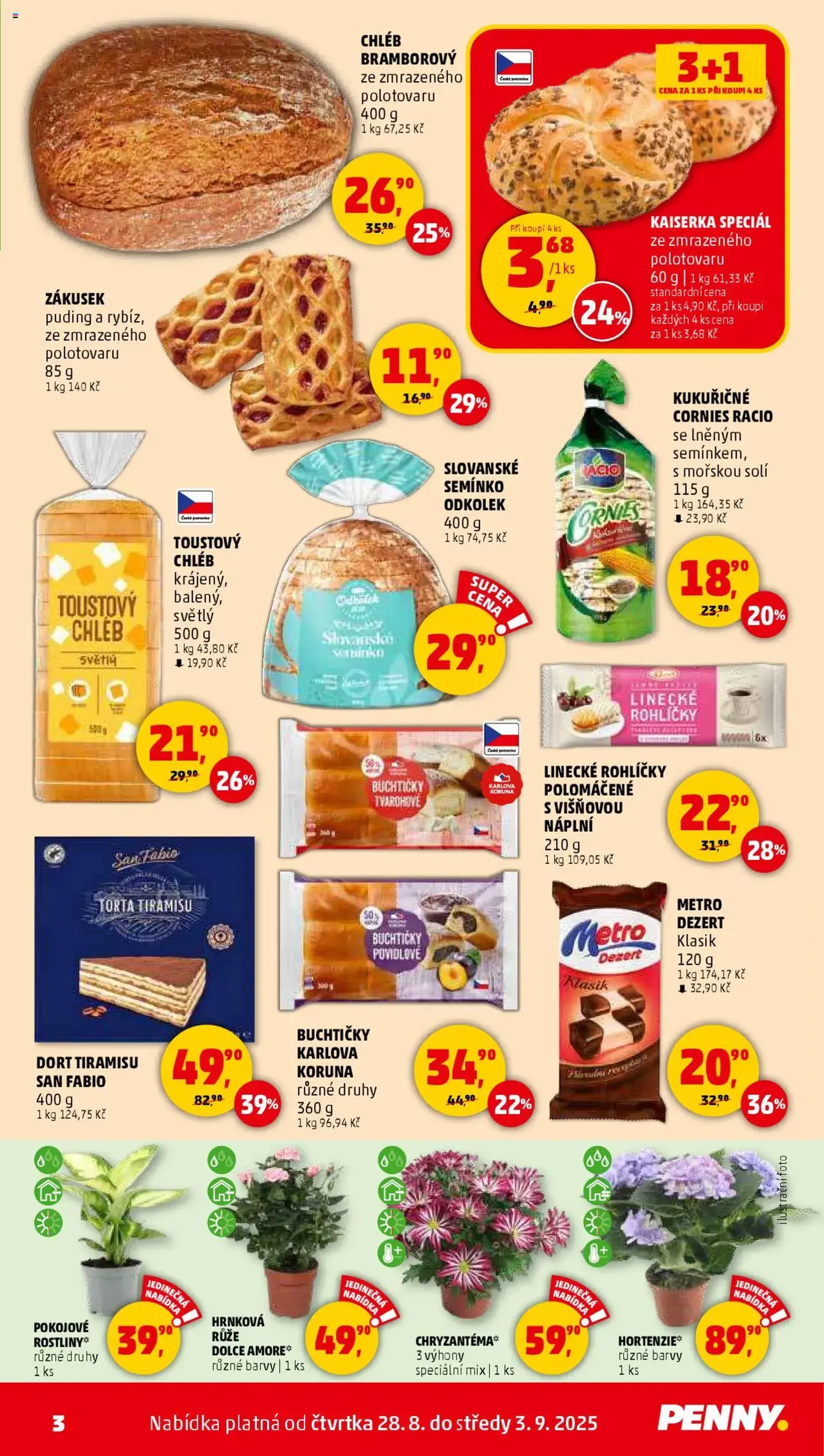 Penny Market leták - Čtvrtečník - platný leták od 28.08.2025 strana 3 z 36 Penny Market leták - Čtvrtečník - platný leták od 28.08.2025 strana 3 z 36