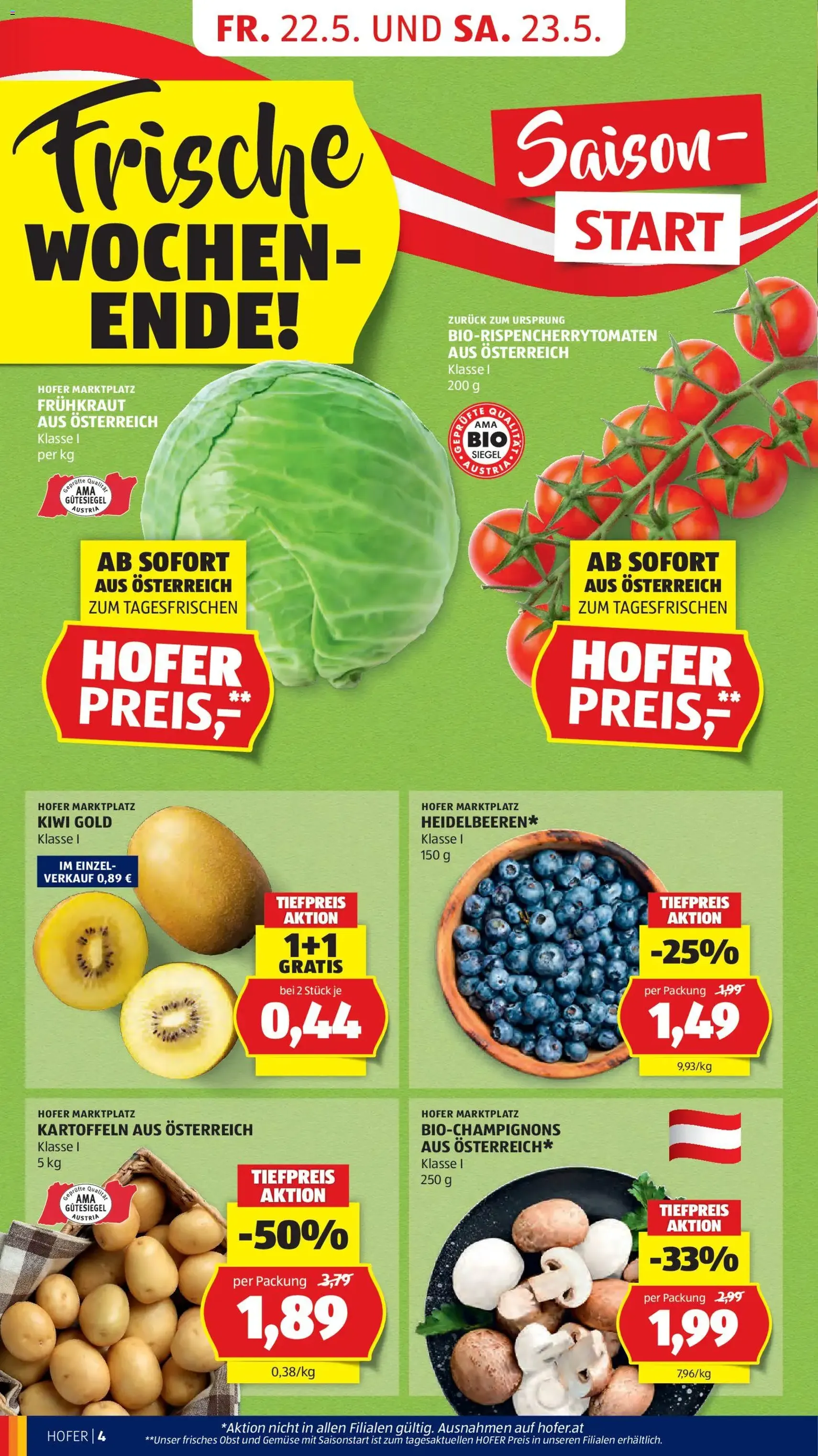 Hofer Flugblatt - Gültiger Prospekt ab 22.05.2026, Seite 6 von insgesamt 46