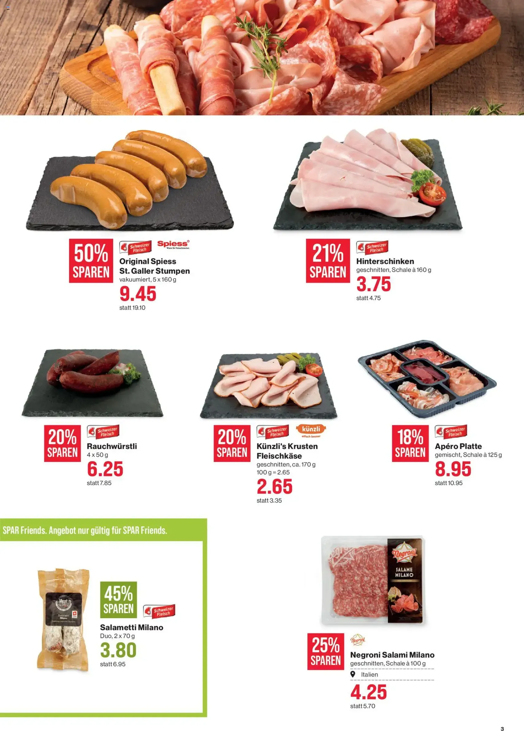 SPAR aktionen - Gültiger Prospekt ab 09.07.2026, Seite 3 von insgesamt 17