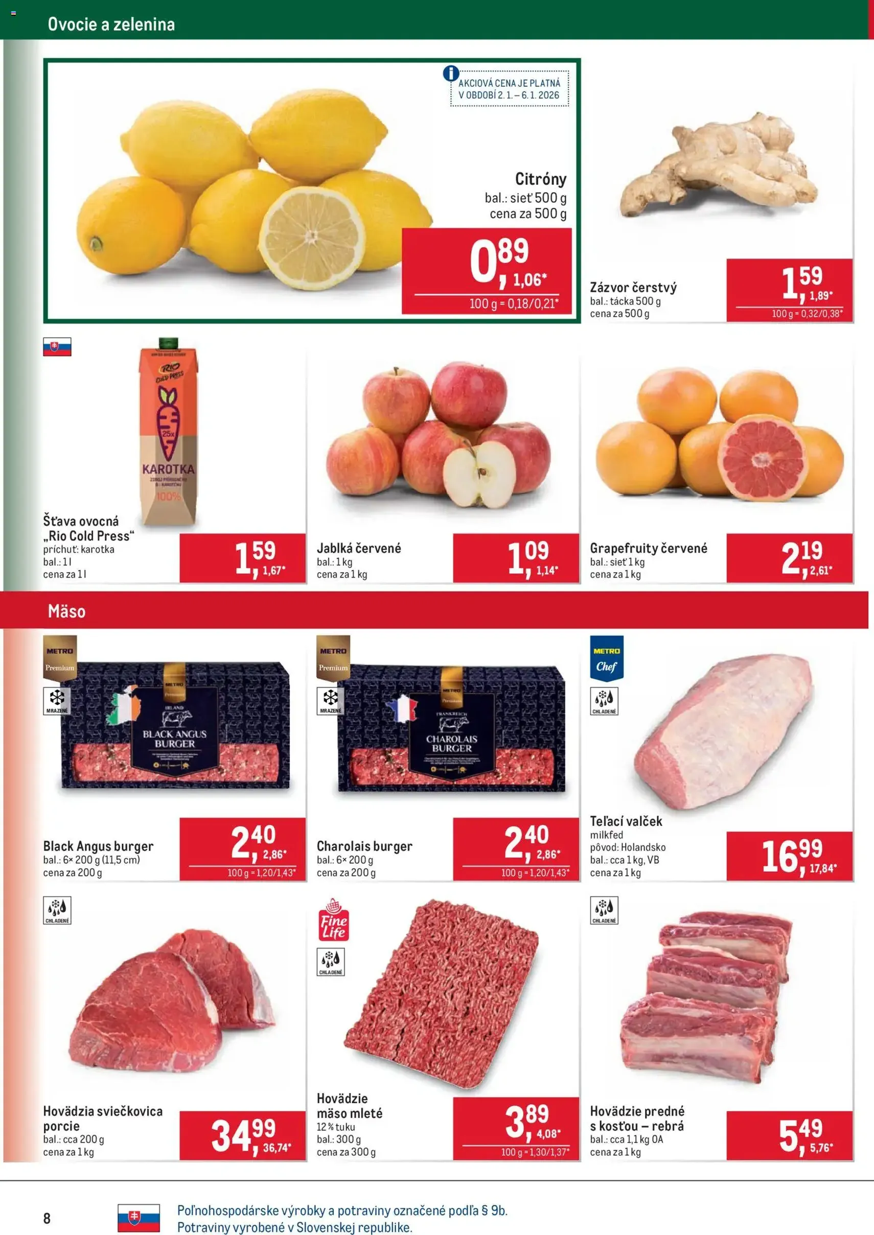 Metro maloobchod - platný leták od 02.01.2026 strana 8 z 40