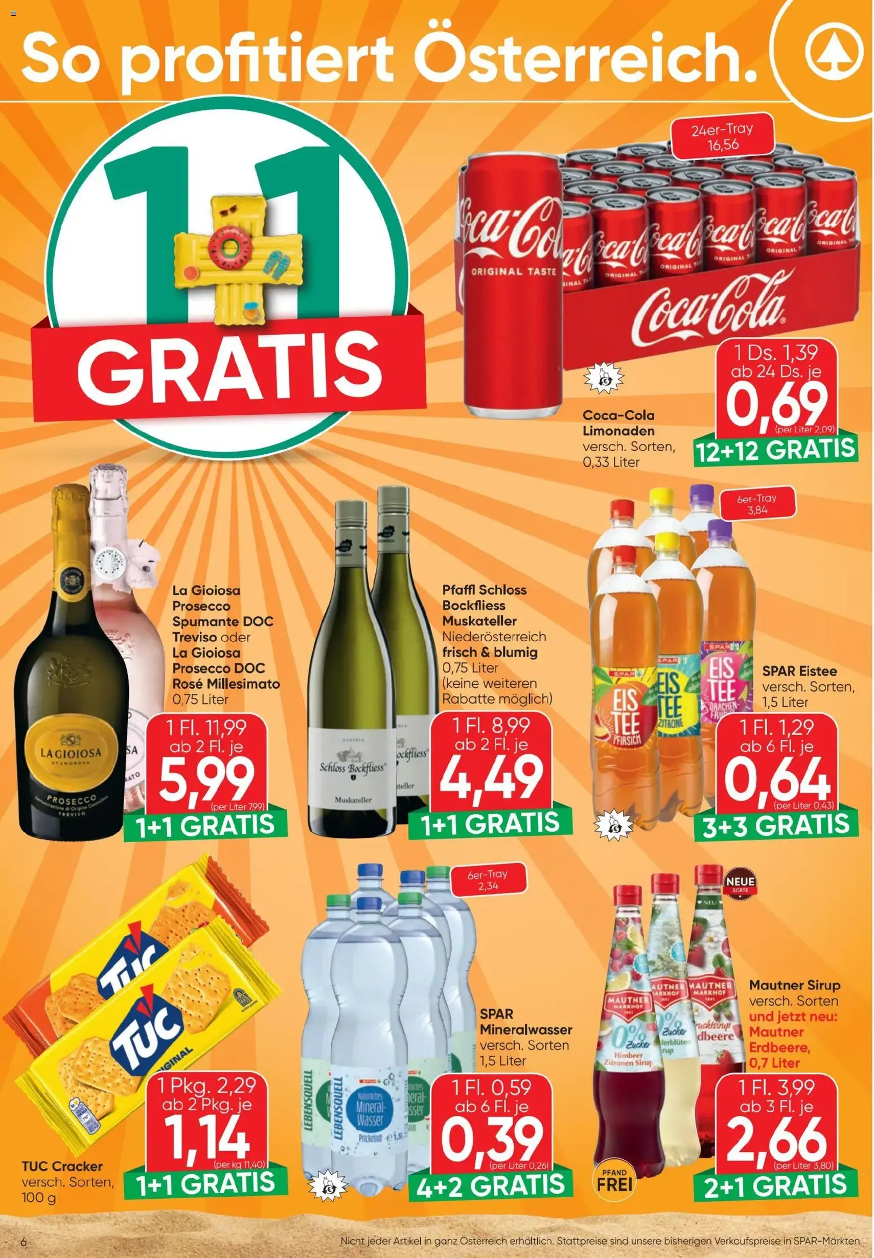 Spar - Flugblatt - Gültiger Prospekt ab 13.08.2026, Seite 6 von insgesamt 20