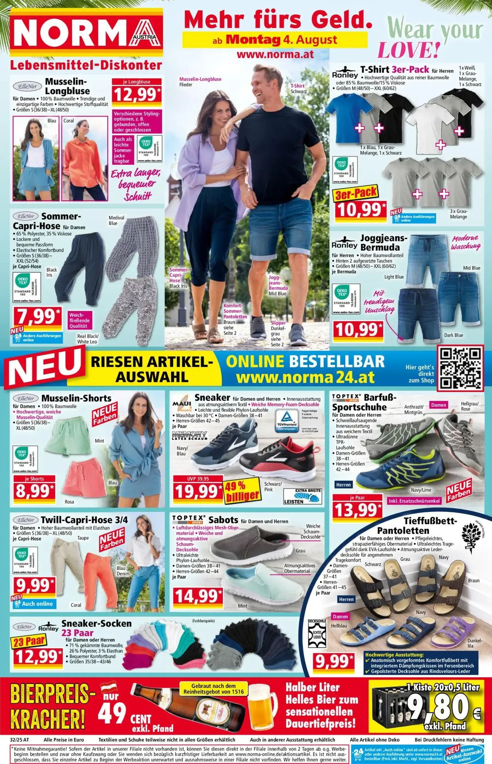 Norma Flugblatt - Gültiger Prospekt ab 04.08.2025, Seite 1 von insgesamt 20