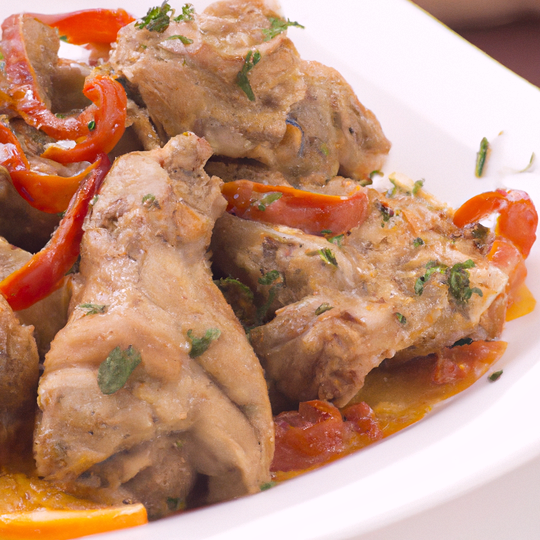 Anteprima ricetta Coniglio con Peperoni