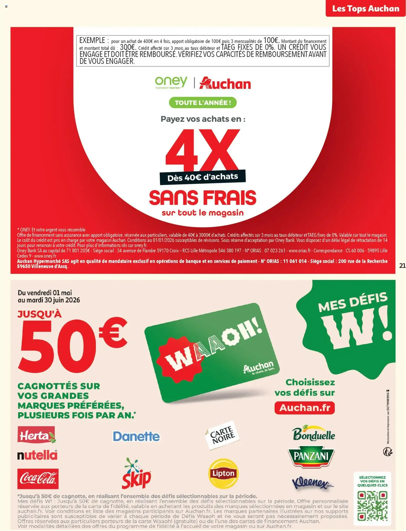 Auchan prospectus - brochure valable à partir du 28/04/2026, page 21 sur 58