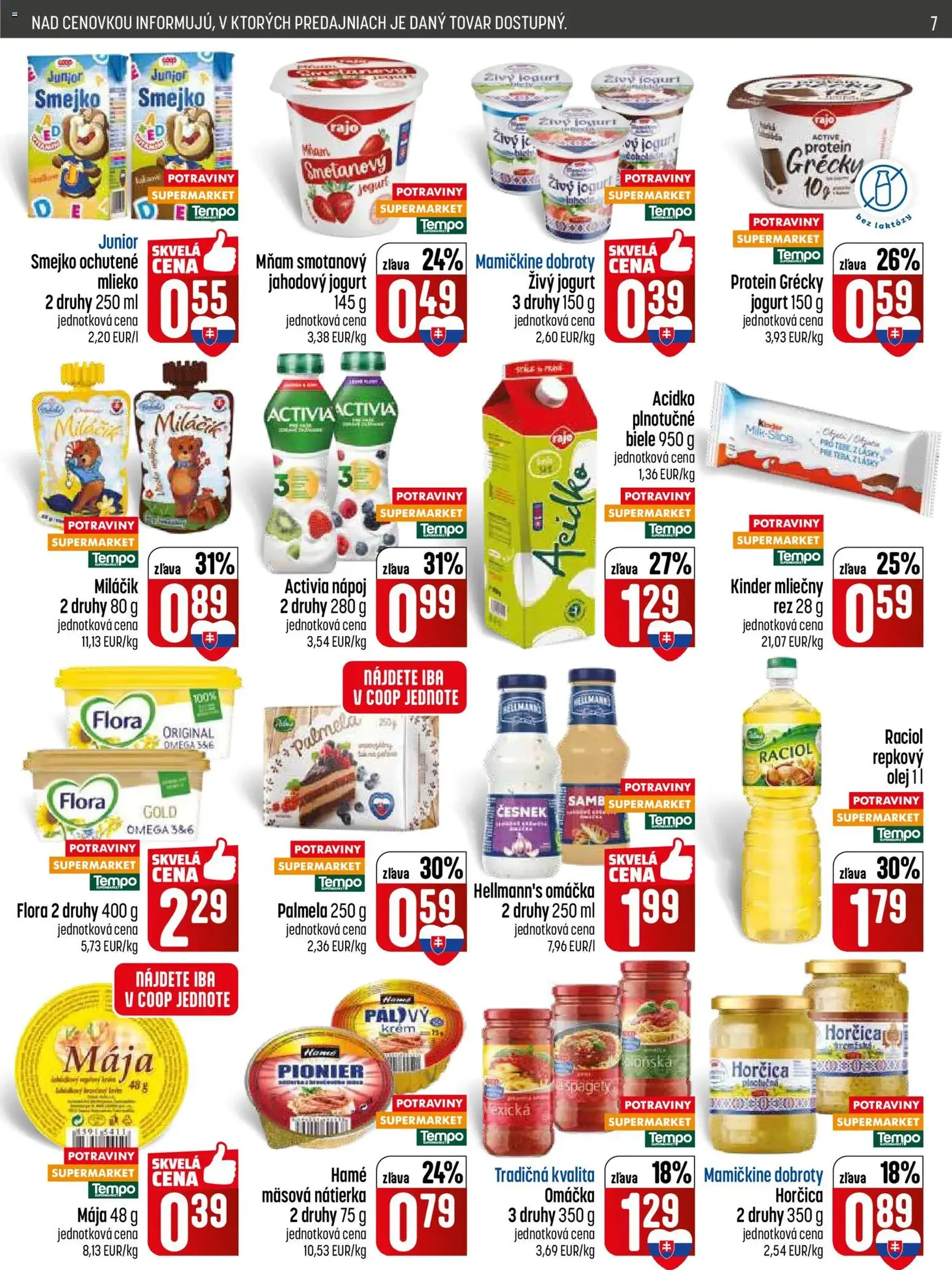 COOP Jednota leták - platný leták od 21.05.2026 strana 7 z 28