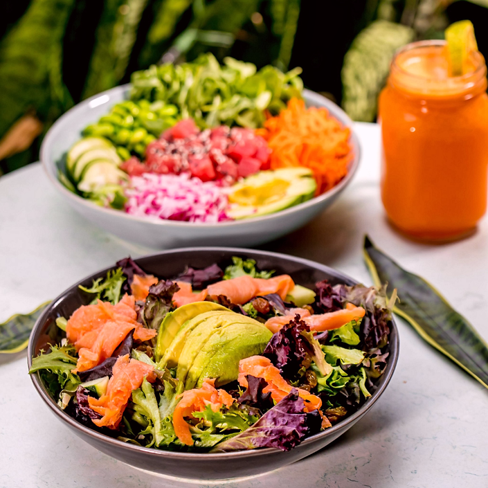 La mejor ensalada con salmón ahumado