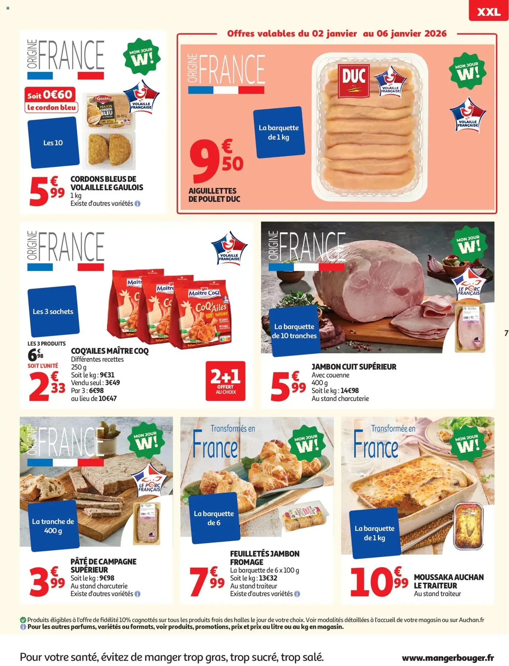 Auchan folder / publicité - geldige folder vanaf 02/01/2026 pagina 7 van 54
