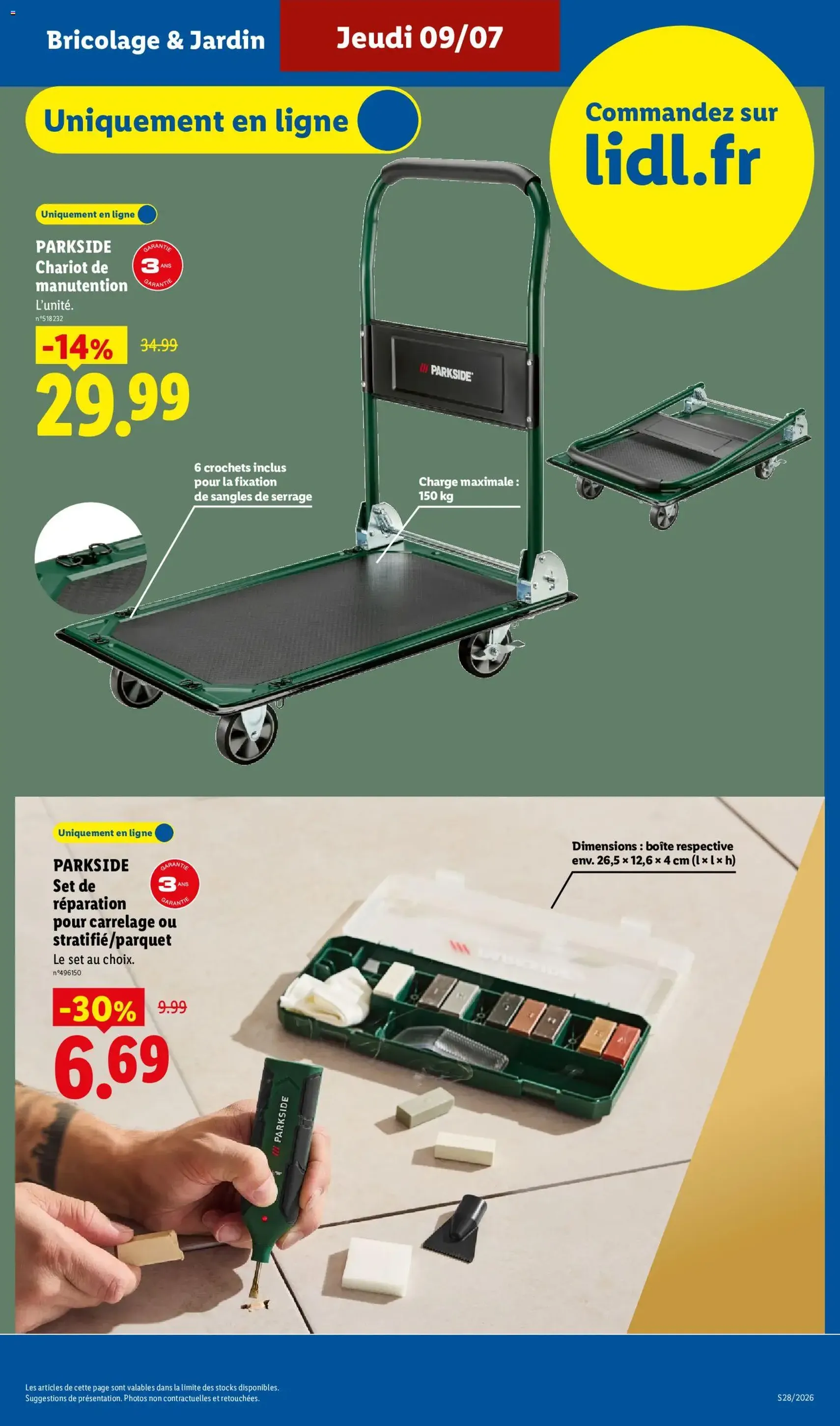LIDL catalogue - brochure valable à partir du 09/07/2026, page 47 sur 68