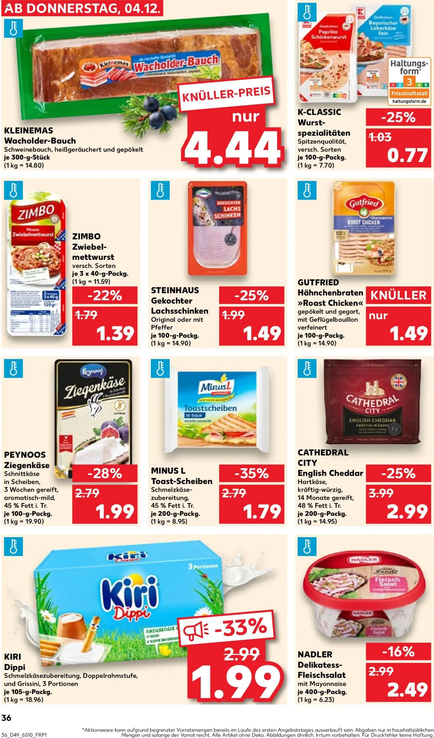 Kaufland DE - DE Folder Köln - geldige folder vanaf 04-12-2025 pagina 36 van 66