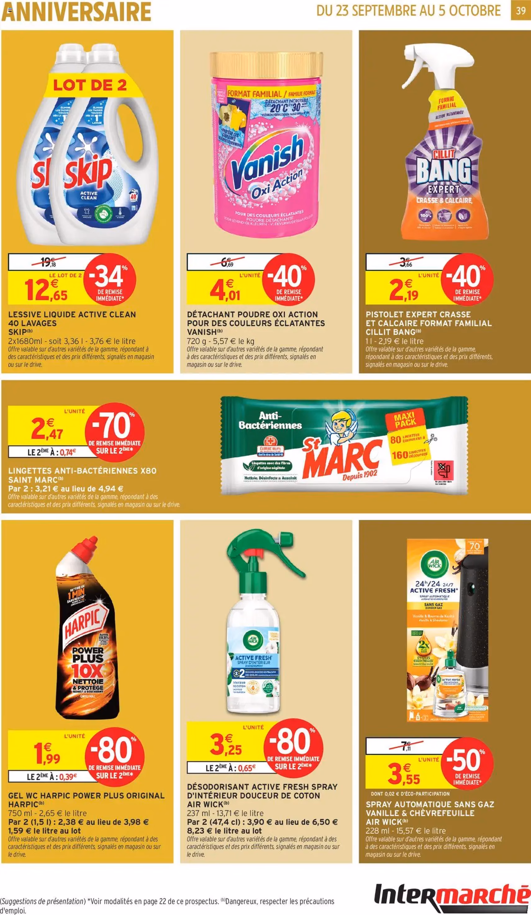 Intermarché catalogue semaine 39 - brochure valable à partir du 23/09/2025, page 39 sur 52