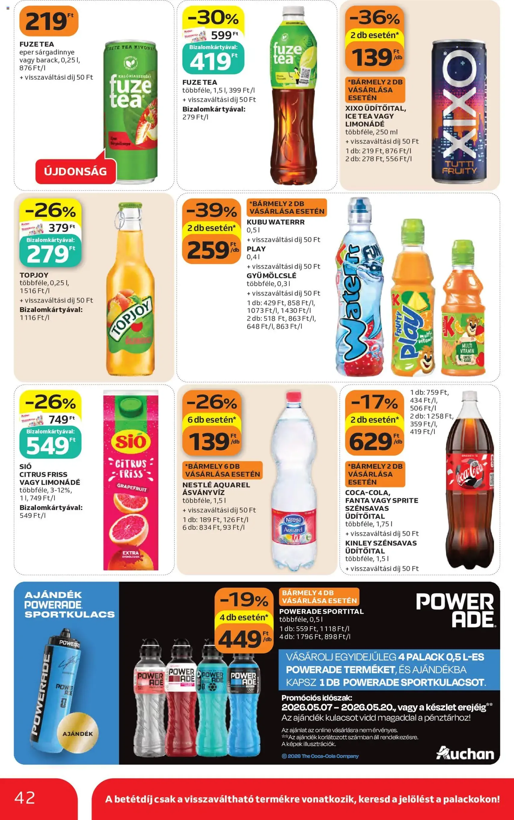 Auchan akciós újság - 2026.05.07. érvényes szórólap 42 oldal 60 oldalból