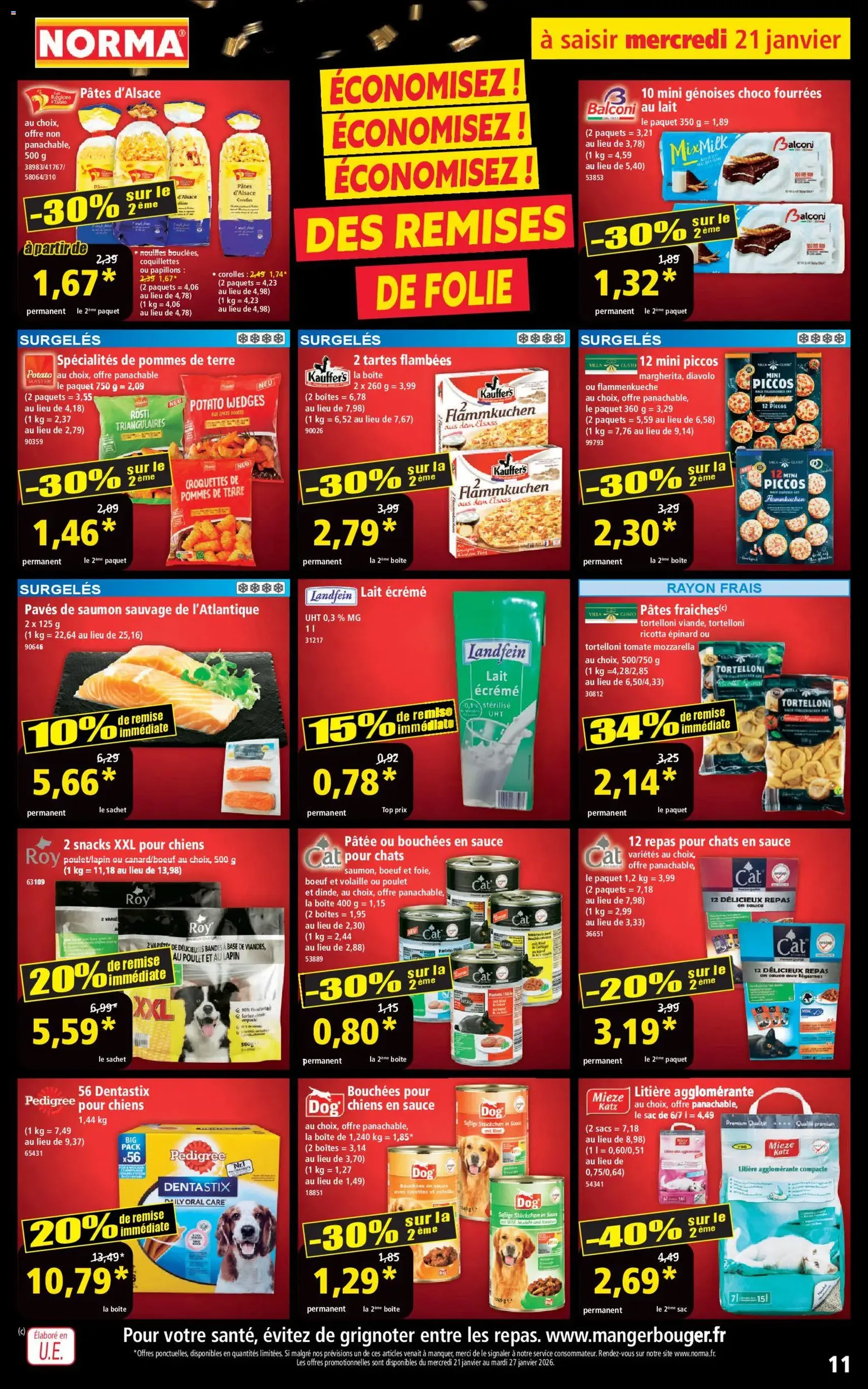 Norma catalogue - brochure valable à partir du 21/01/2026, page 11 sur 14