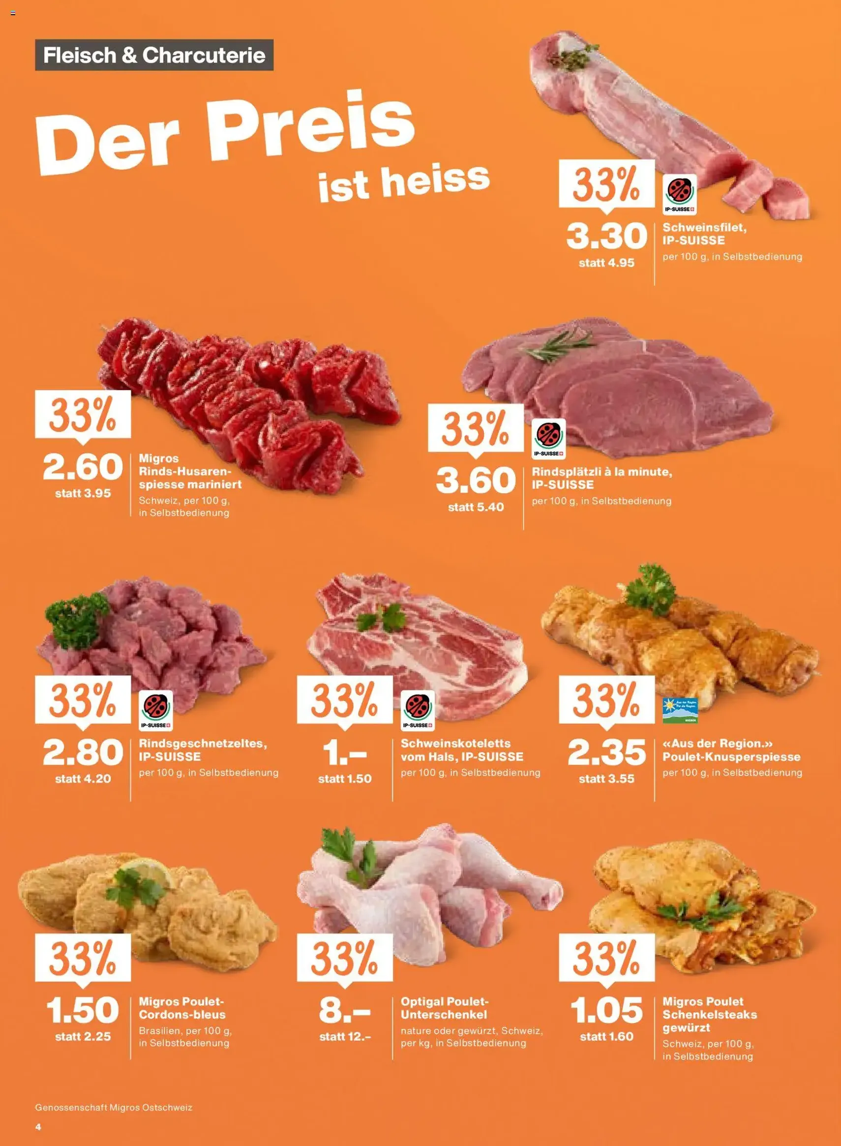 Migros aktionen - Gültiger Prospekt ab 20.08.2026, Seite 4 von insgesamt 20