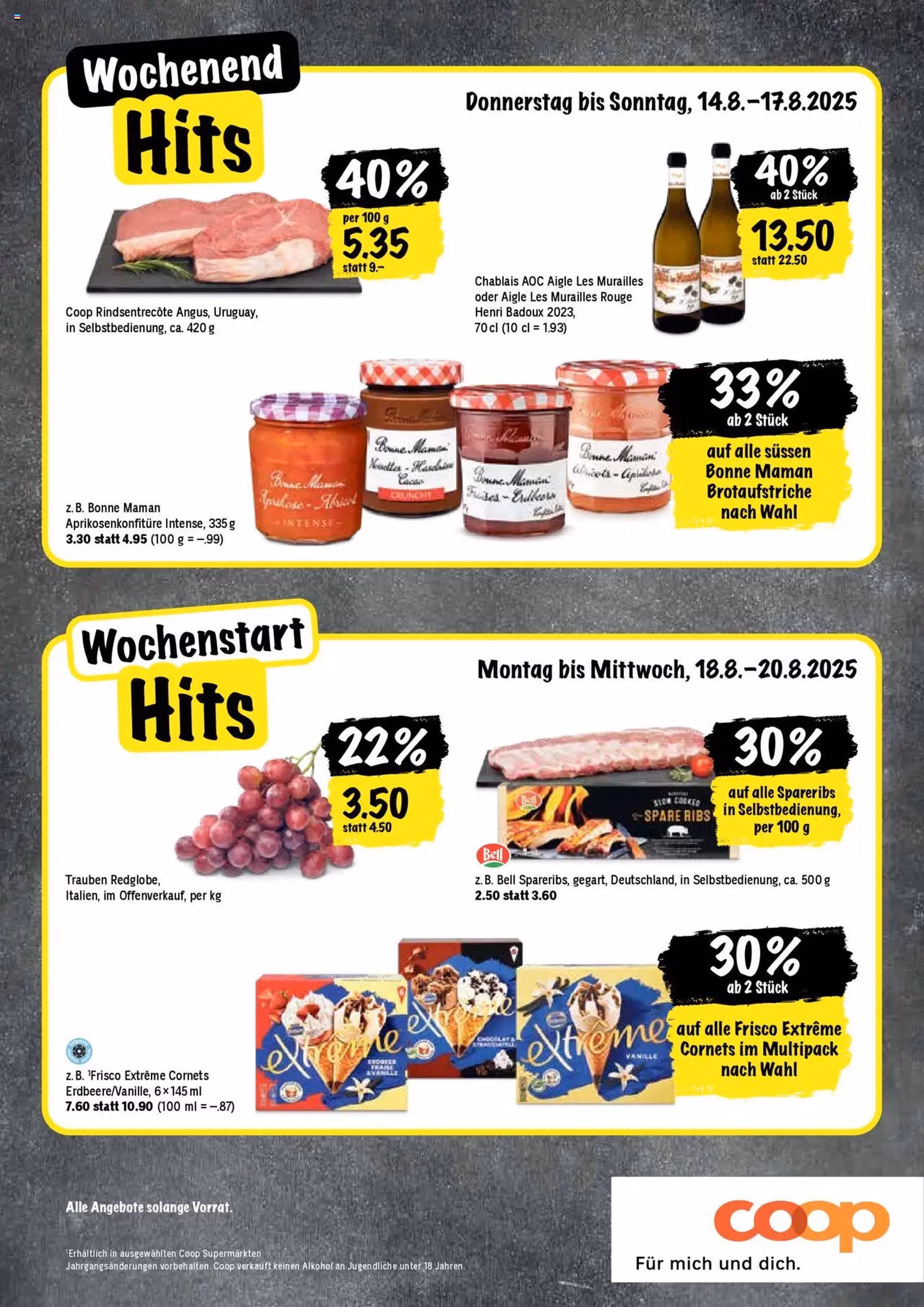 Coop Aktionen - Gültiger Prospekt ab 14.08.2025, Seite 20 von insgesamt 28 Coop Aktionen - Gültiger Prospekt ab 14.08.2025, Seite 20 von insgesamt 28