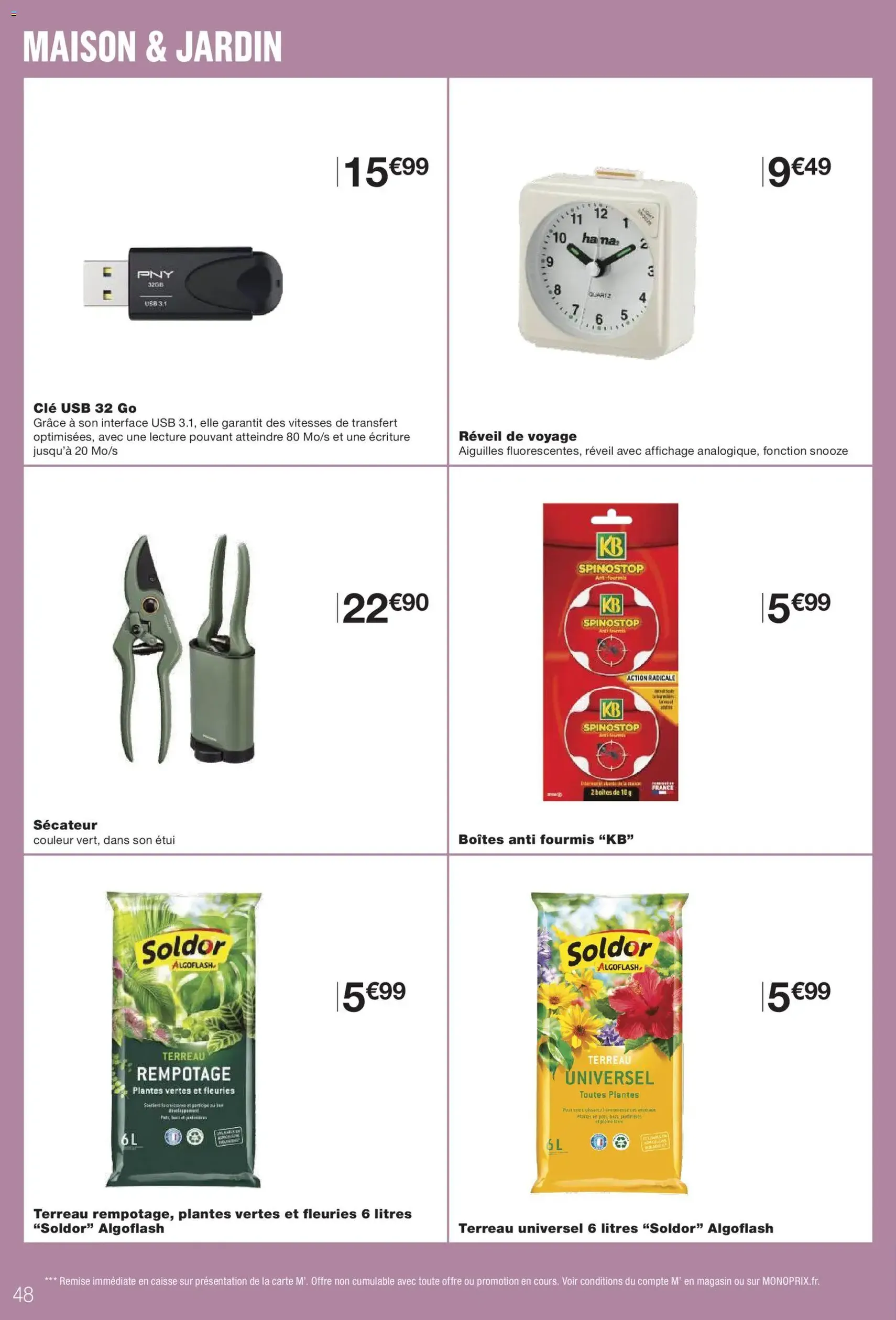 Monoprix catalogue - brochure valable à partir du 08/04/2026, page 48 sur 50