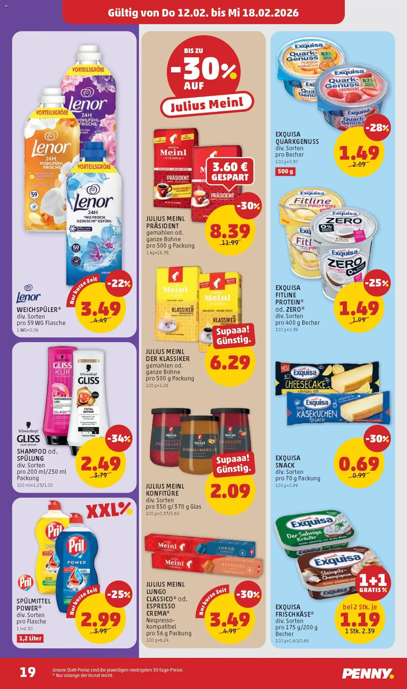 Penny Markt Flugblatt - Gültiger Prospekt ab 12.02.2026, Seite 19 von insgesamt 32