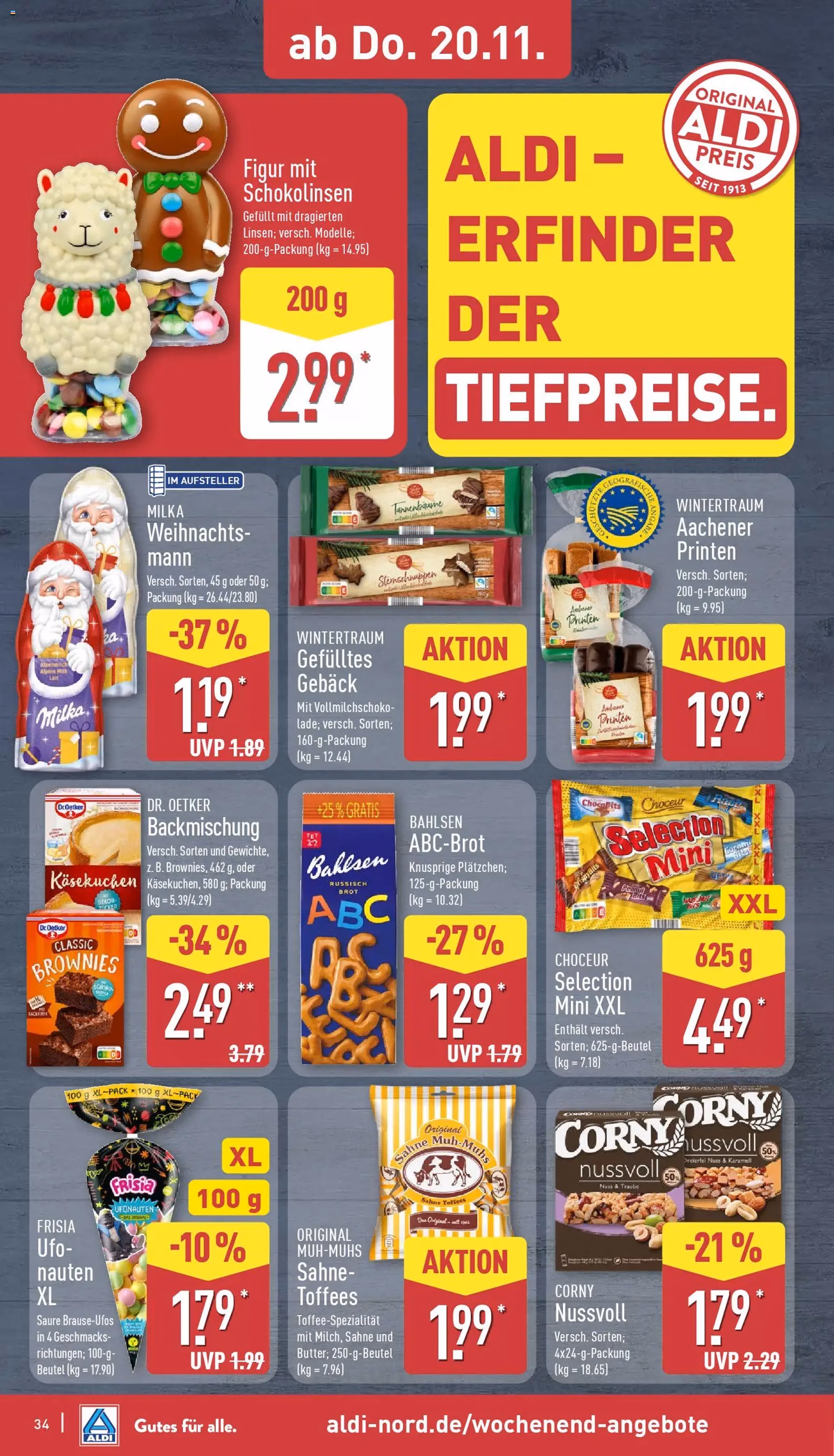 Aldi Prospekt - Gültiger Prospekt ab 17.11.2025, Seite 34 von insgesamt 50