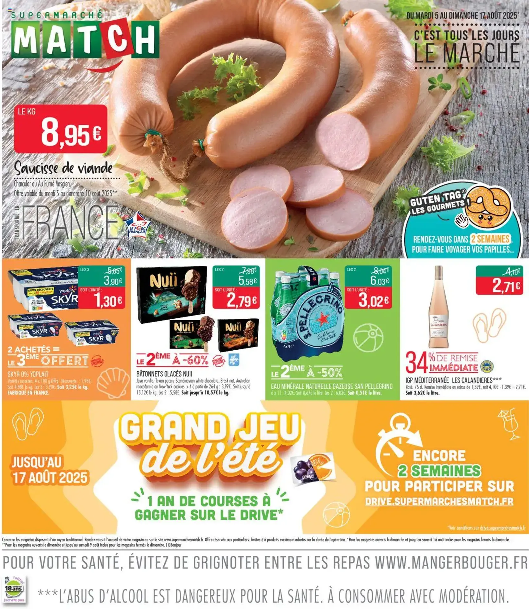 Match Supermarché catalogue - brochure valable à partir du 05/08/2025, page 1 sur 22 Match Supermarché catalogue - brochure valable à partir du 05/08/2025, page 1 sur 22