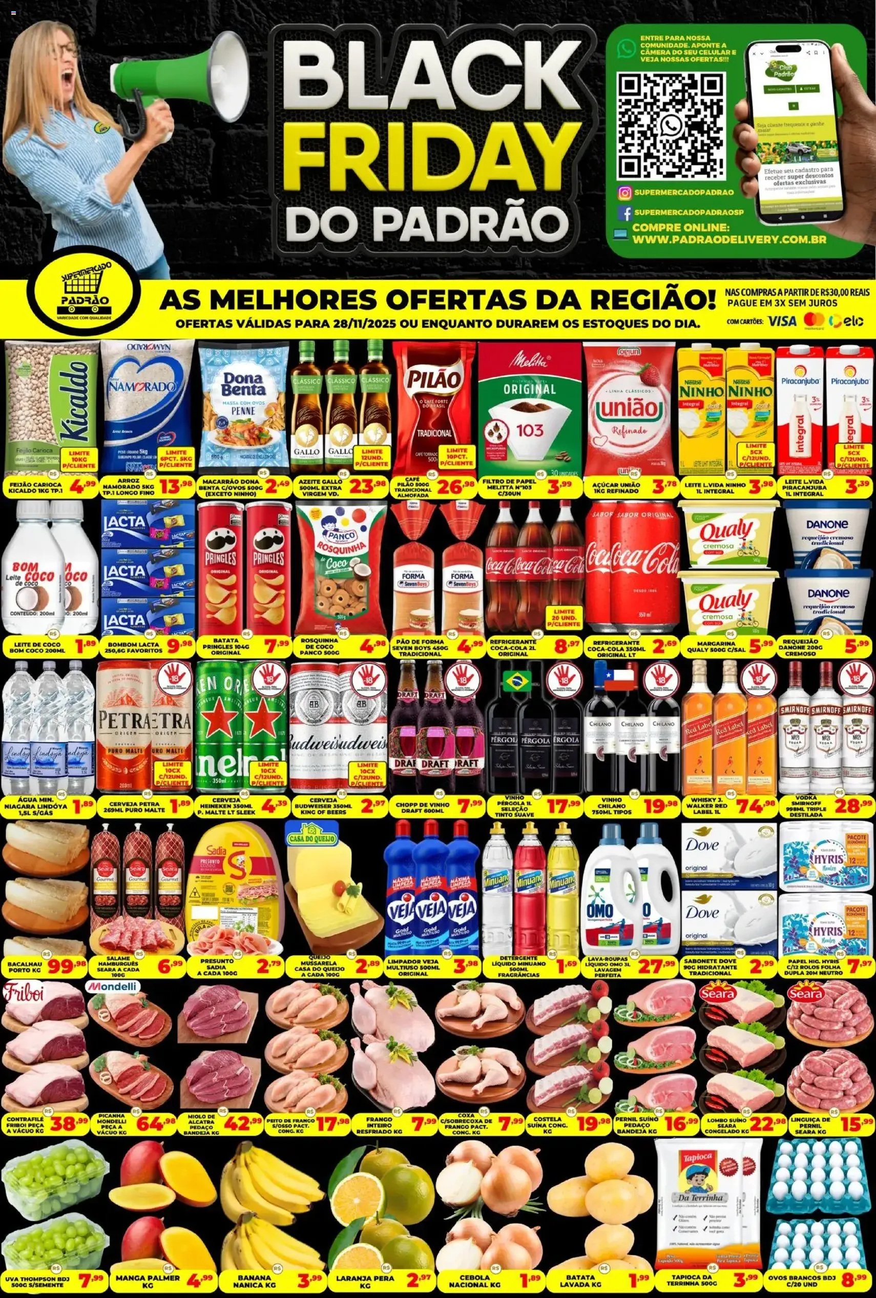 Supermercado Padrão Black Friday - folheto válido a partir de 28/11/2025 página 1 de 2