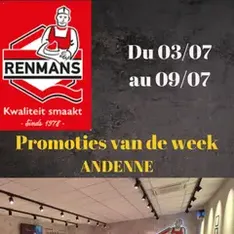Renmans folder / publicité - voorvertoning van de folder geldig vanaf 03/07/2026