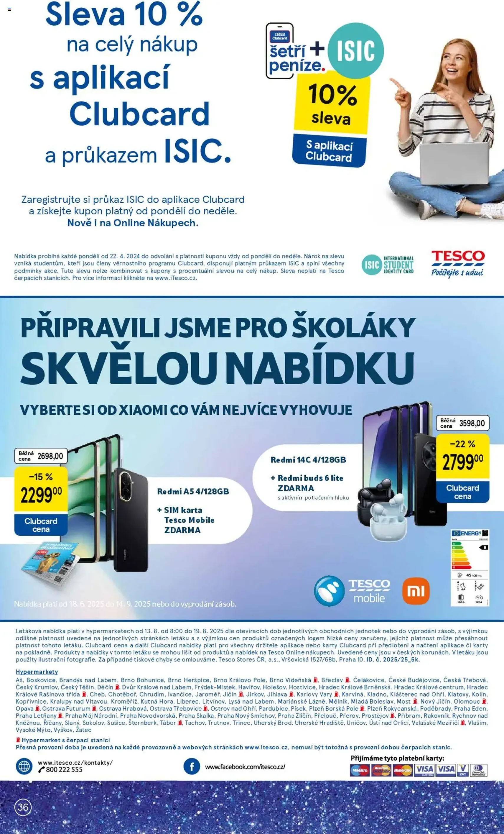 Tesco leták - Hypermarket - platný leták od 13.08.2025 strana 36 z 36 Tesco leták - Hypermarket - platný leták od 13.08.2025 strana 36 z 36