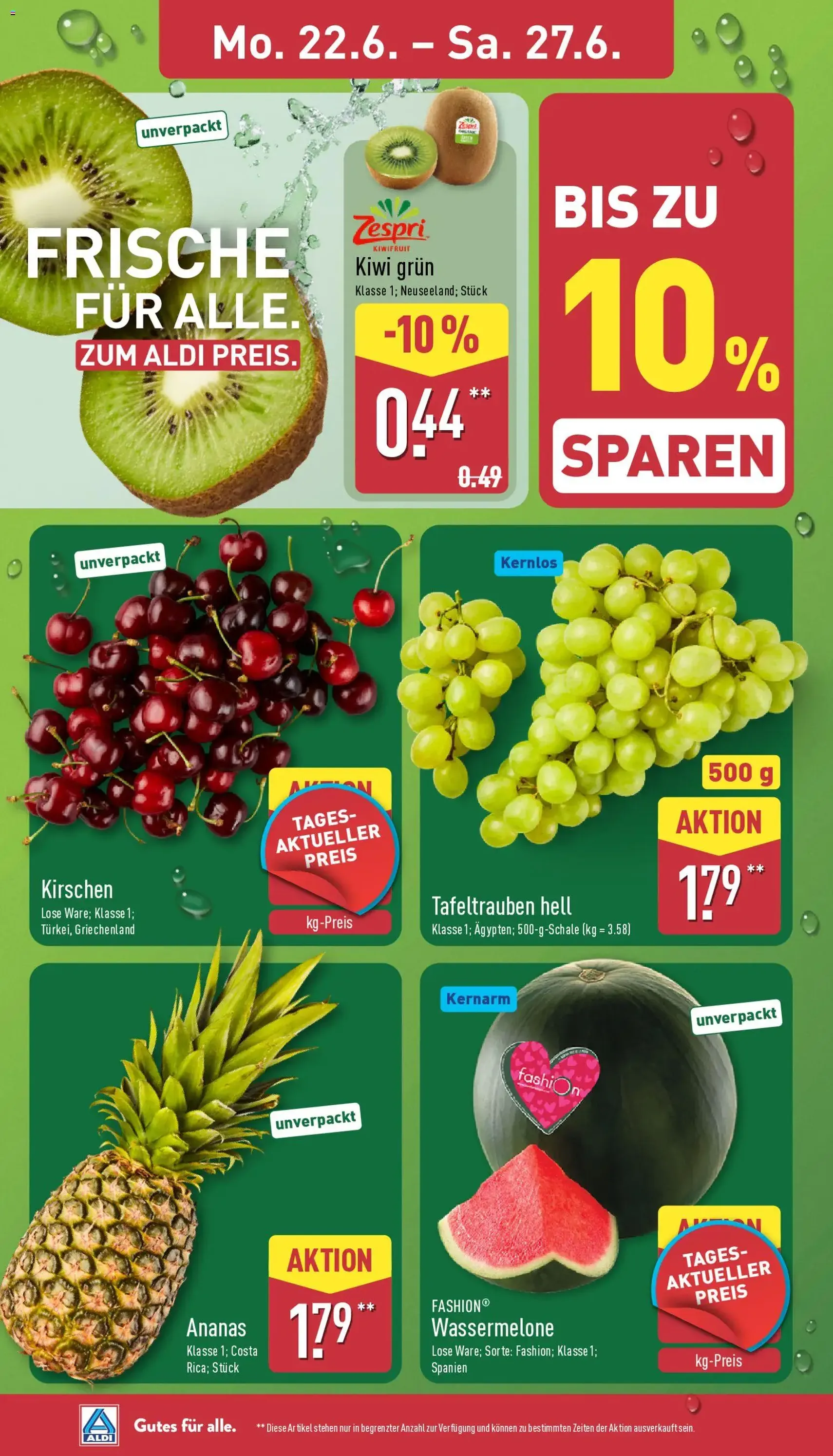 Aldi Prospekt - Gültiger Prospekt ab 22.06.2026, Seite 2 von insgesamt 41