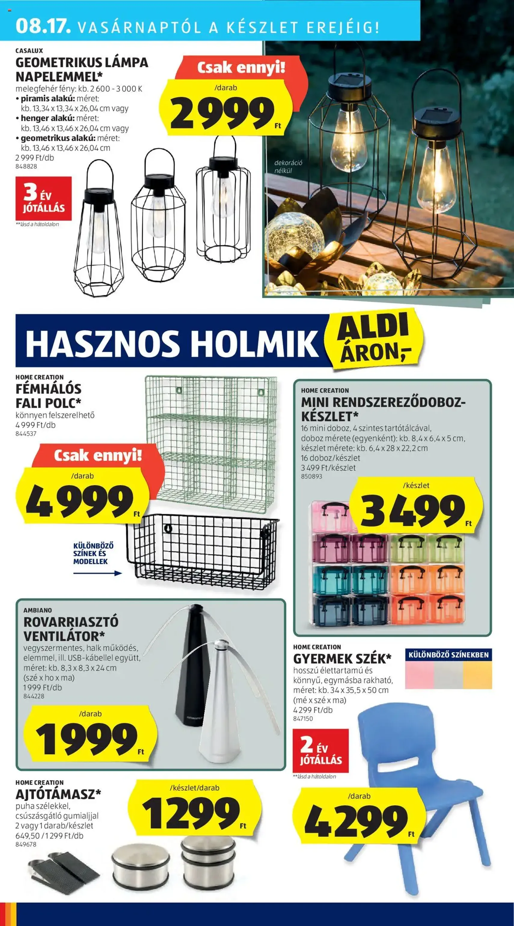 Aldi Akciós újság - 2025.08.14. érvényes szórólap 44 oldal 52 oldalból Aldi Akciós újság - 2025.08.14. érvényes szórólap 44 oldal 52 oldalból