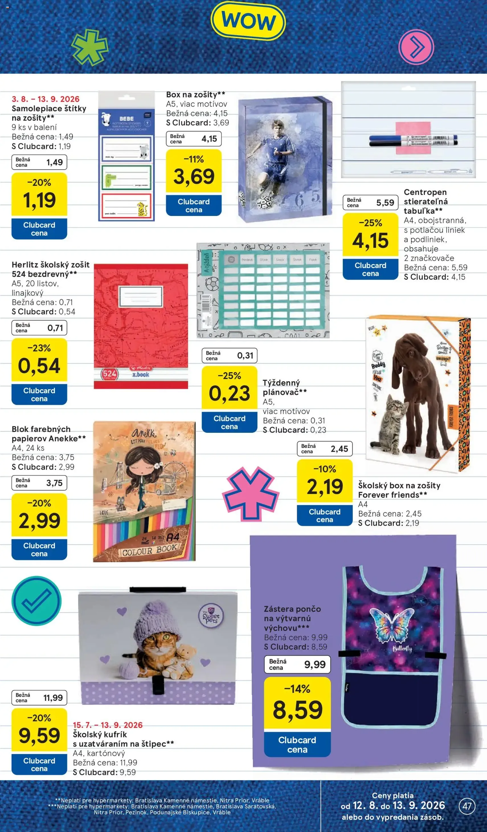 Tesco Hypermarket - leták - platný leták od 12.08.2026 strana 47 z 54