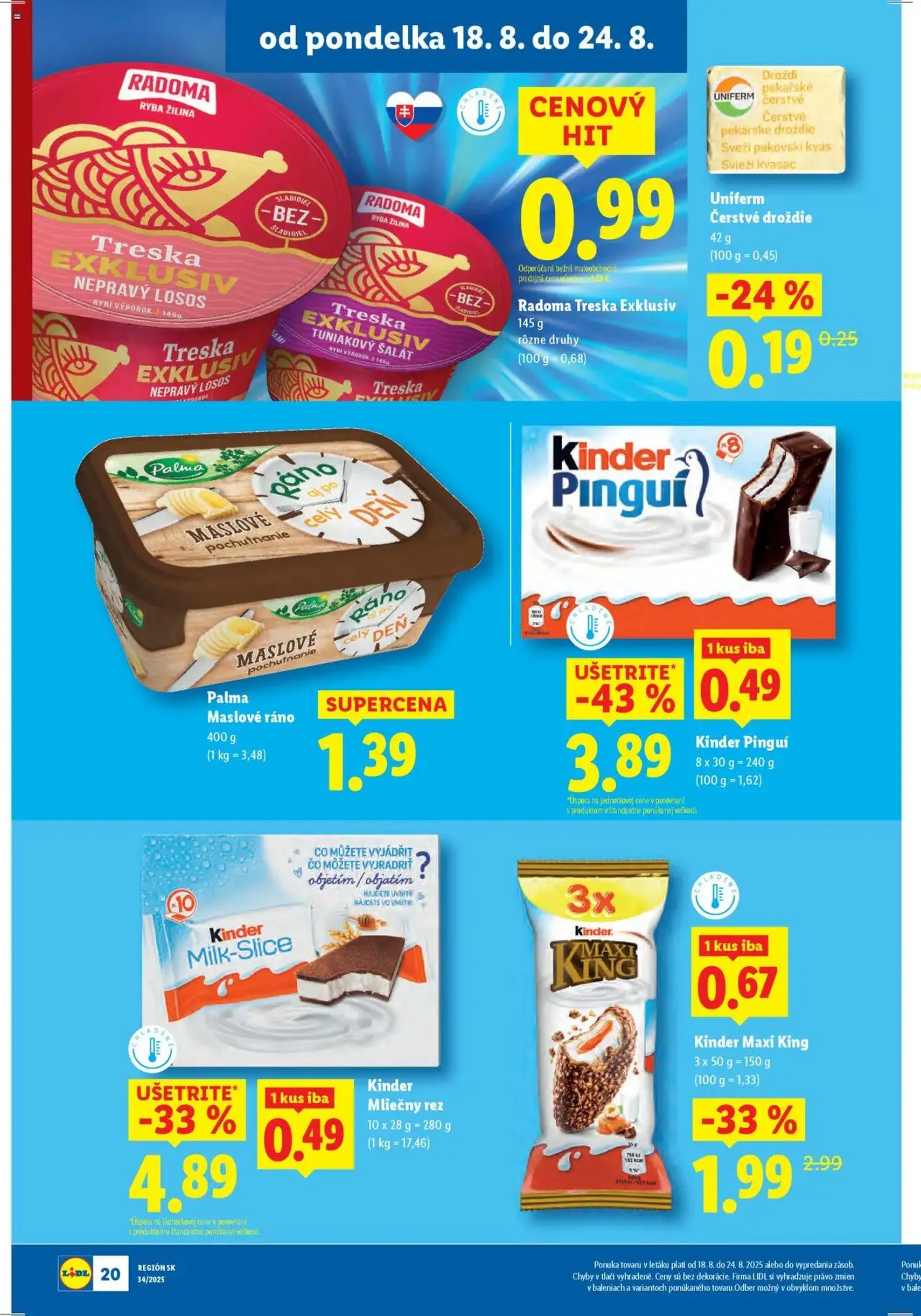 Lidl leták - platný leták od 18.08.2025 strana 20 z 97 Lidl leták - platný leták od 18.08.2025 strana 20 z 97