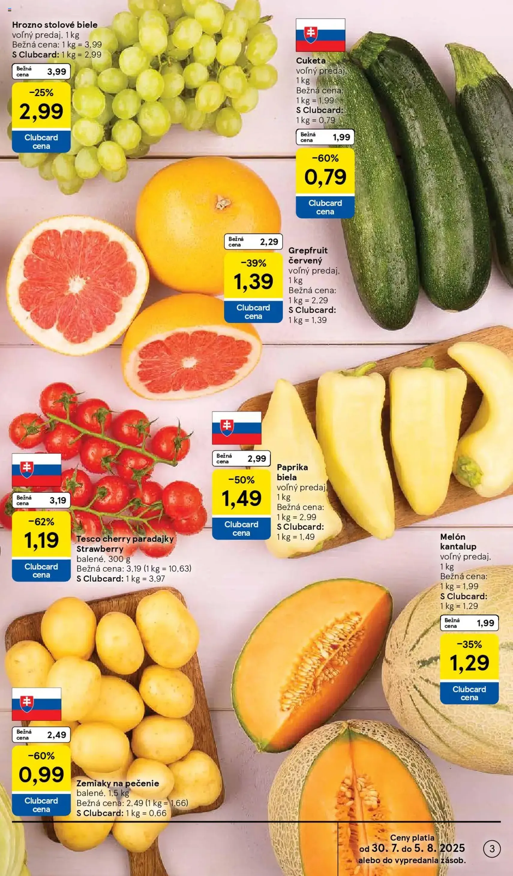 Tesco Hypermarket - leták - platný leták od 30.07.2025 strana 3 z 33 Tesco Hypermarket - leták - platný leták od 30.07.2025 strana 3 z 33