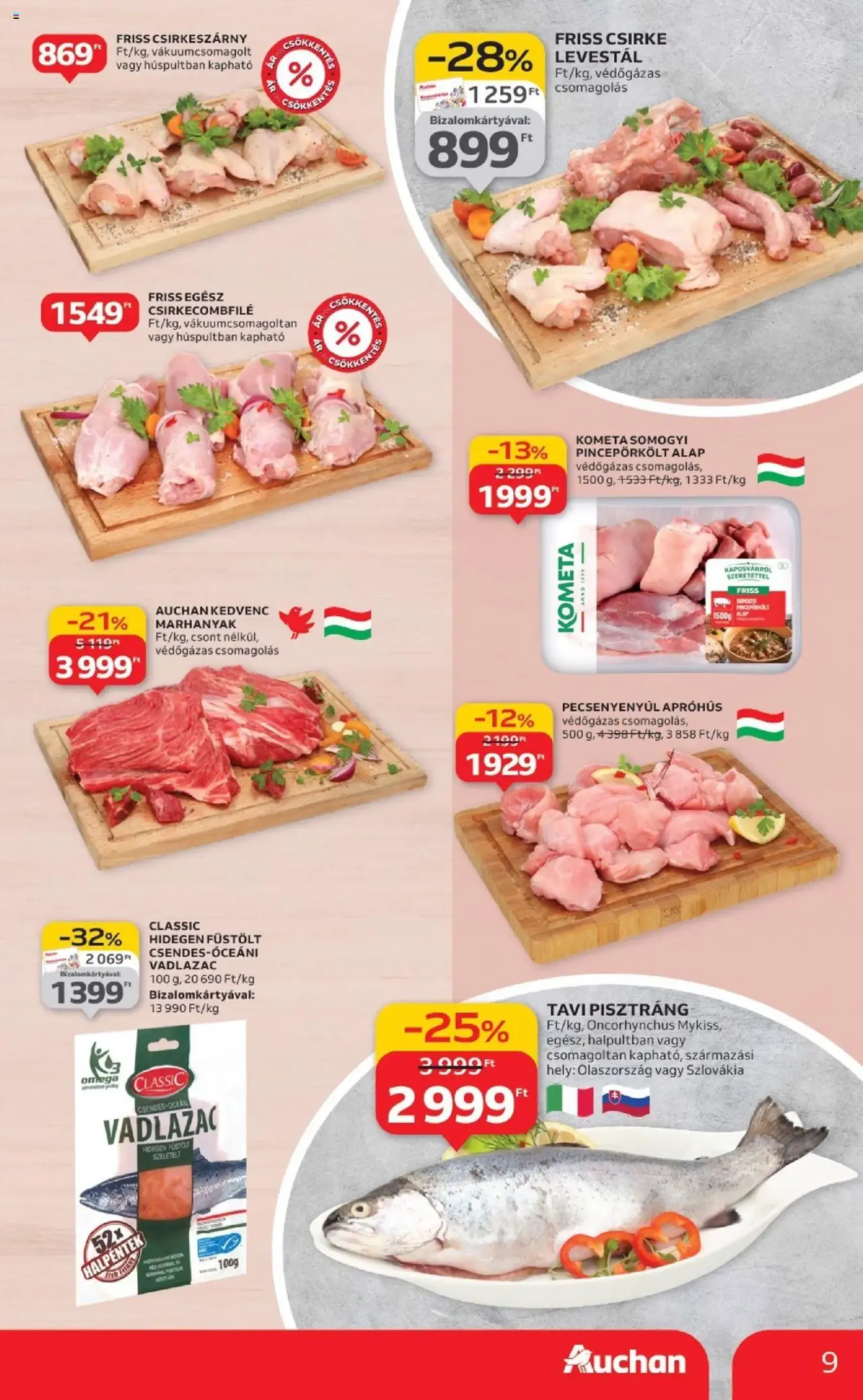 Auchan Akciós újság - 2025.09.25. érvényes szórólap 9 oldal 48 oldalból