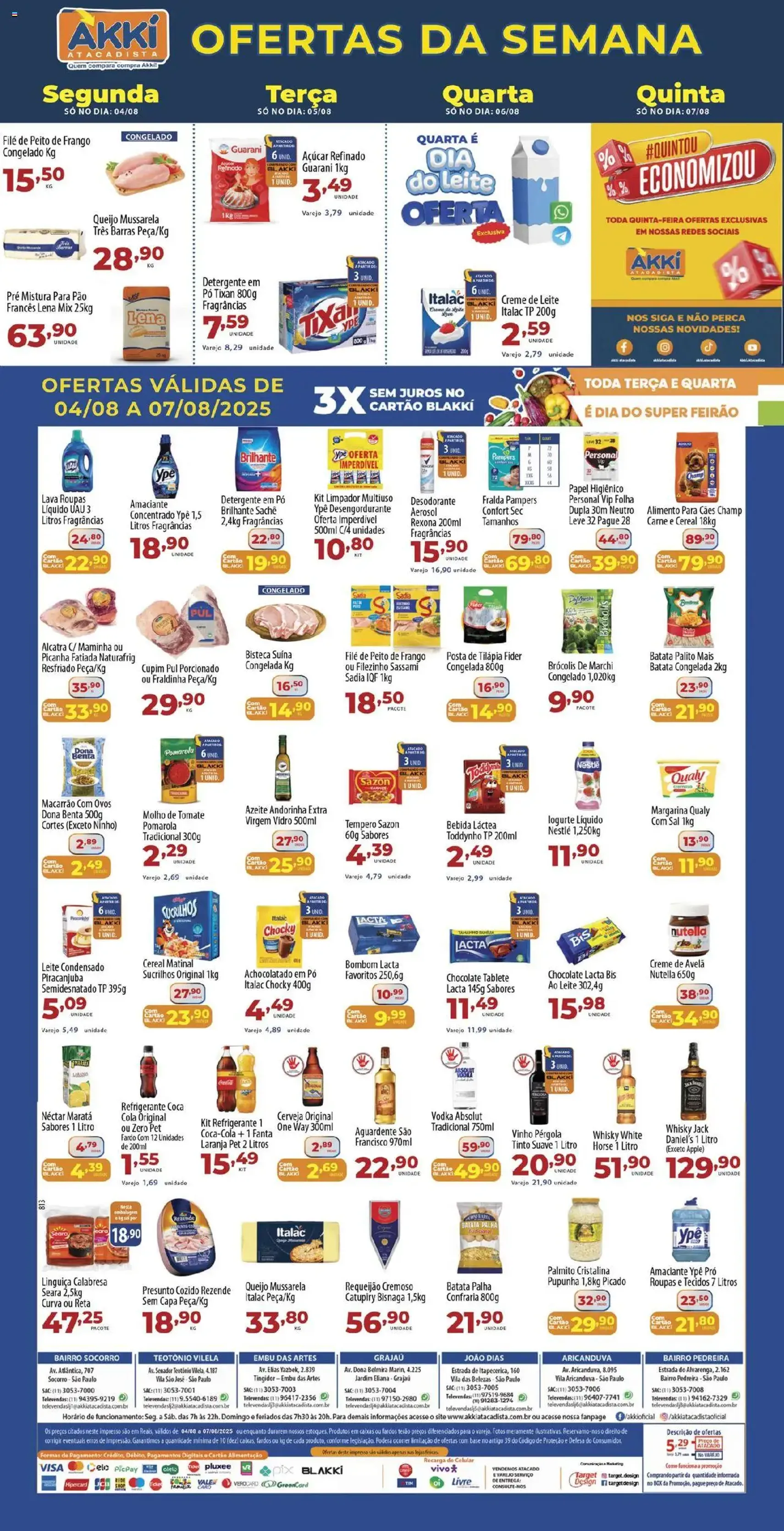 Akki Atacadista - Ofertas da semana - folheto válido a partir de 04/08/2025 página 1 de 1