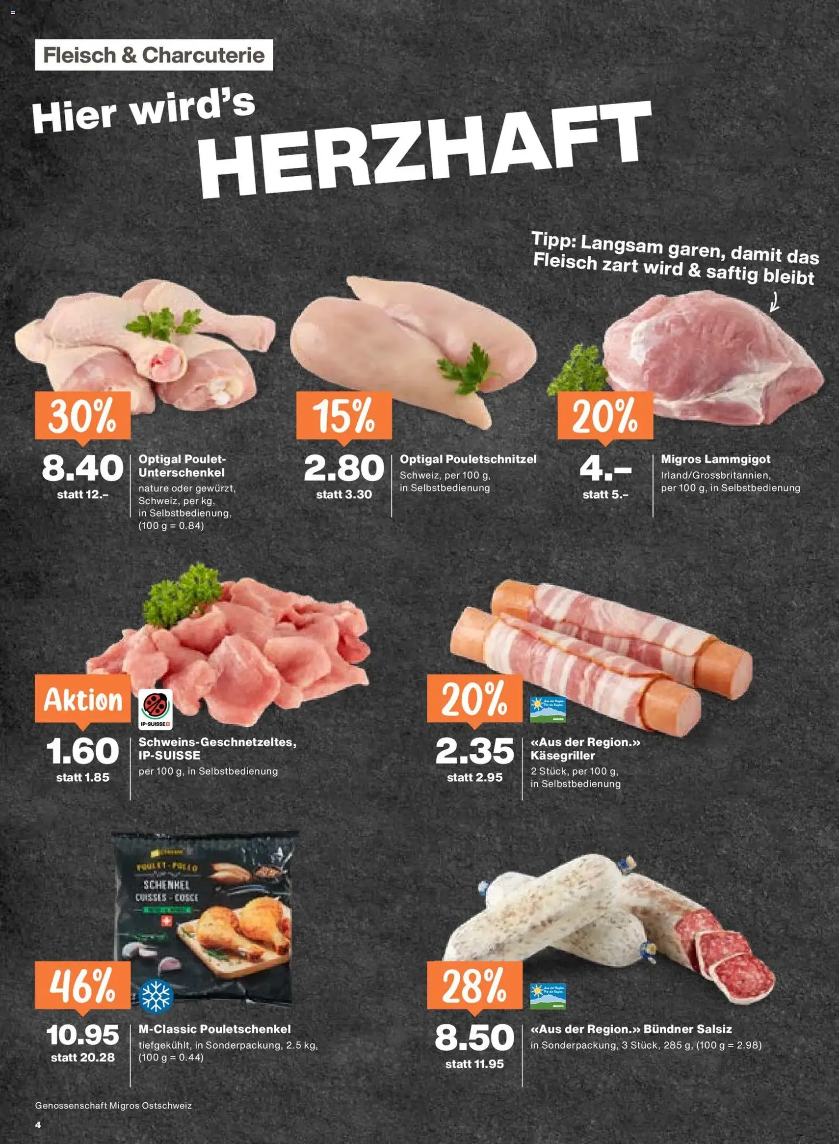 Migros aktionen - Gültiger Prospekt ab 11.06.2026, Seite 4 von insgesamt 24
