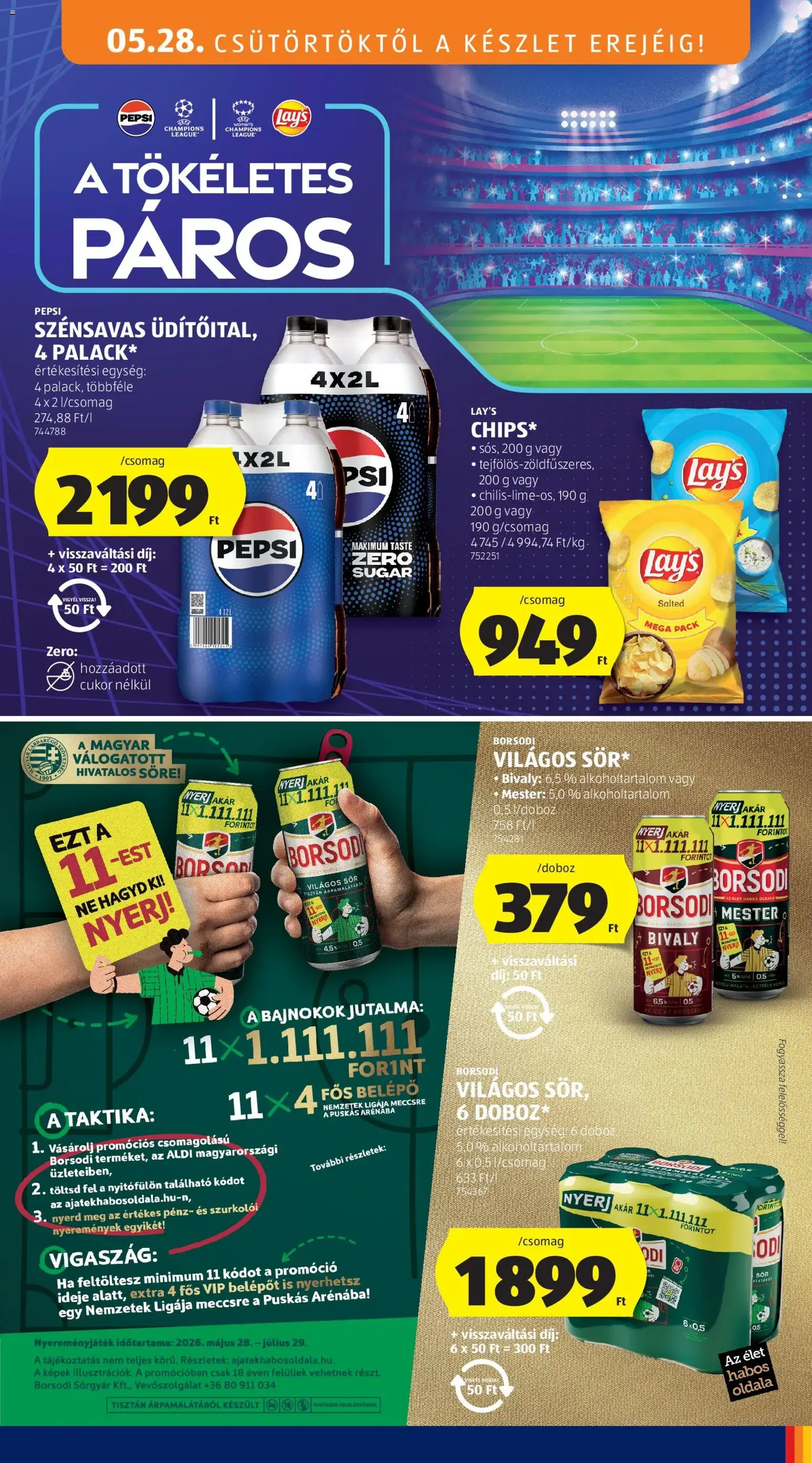 Aldi akciós újság - 2026.05.28. érvényes szórólap 21 oldal 60 oldalból