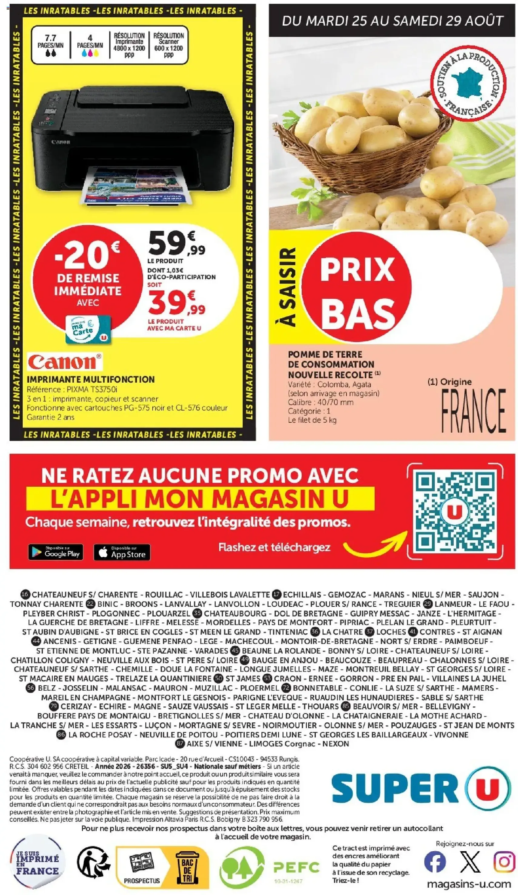 Super U catalogue - brochure valable à partir du 25/08/2026, page 48 sur 48