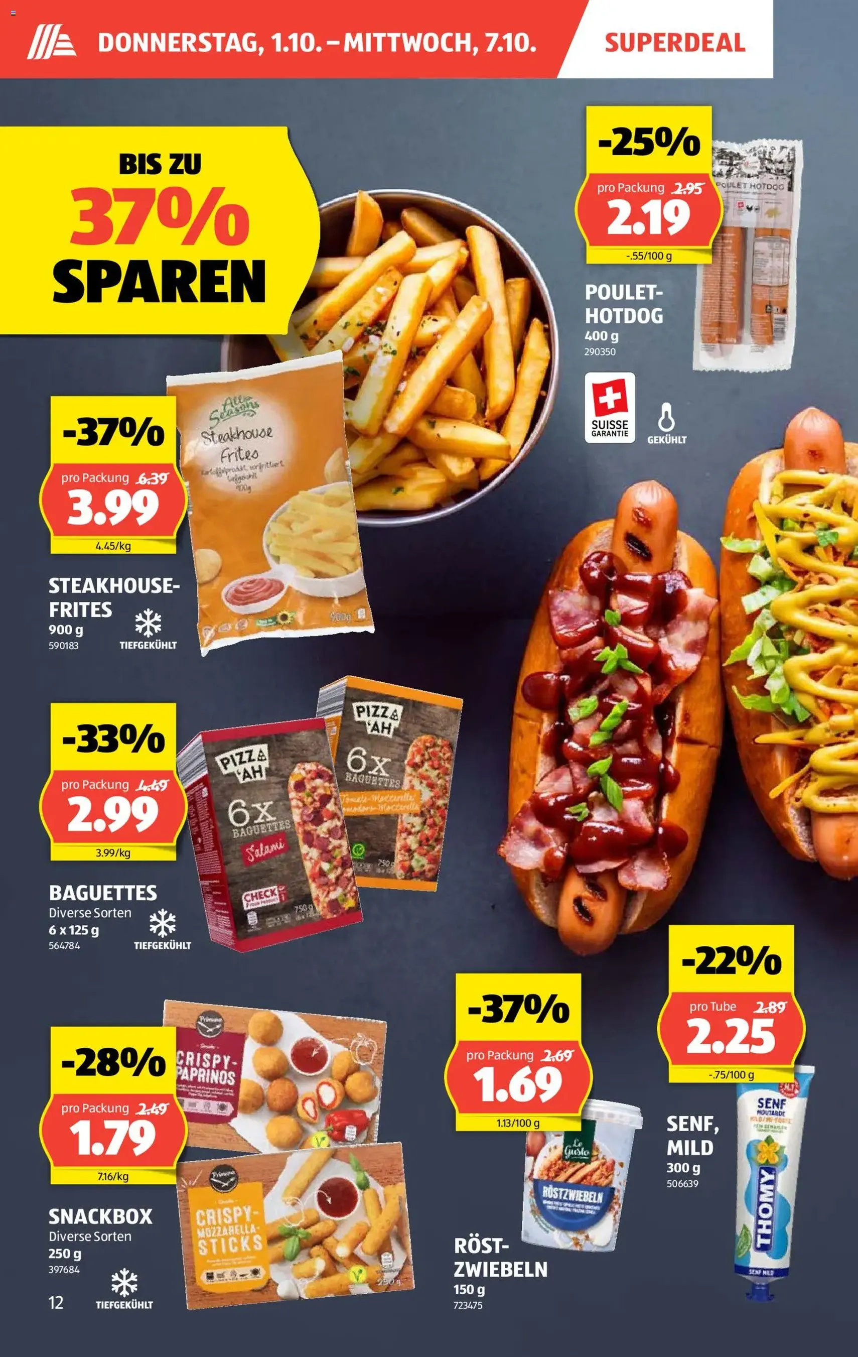 Aldi aktionen - Gültiger Prospekt ab 01.10.2026, Seite 12 von insgesamt 36