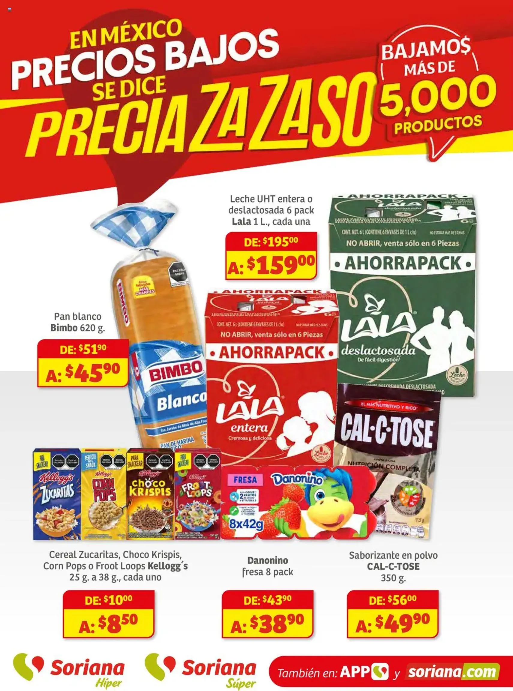 Soriana - Preciazazaso Híper: Ags, Col, Gto, Jal, Mich - folleto válido desde 28/08/2025 página 1 de 47 Soriana - Preciazazaso Híper: Ags, Col, Gto, Jal, Mich - folleto válido desde 28/08/2025 página 1 de 47