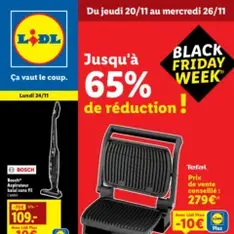 LIDL Black Friday - Prévisualisation du catalogue valable à partir du 20/11/2025