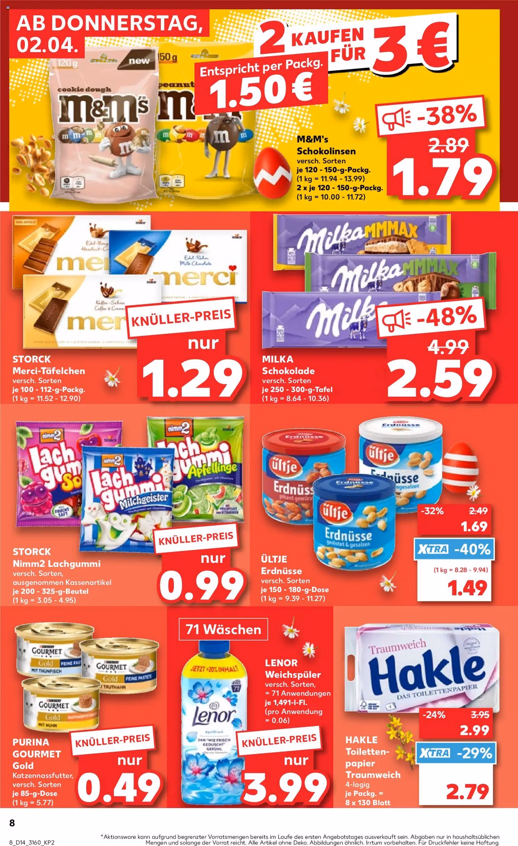 Kaufland Prospekt - Gültiger Prospekt ab 02.04.2026, Seite 8 von insgesamt 54
