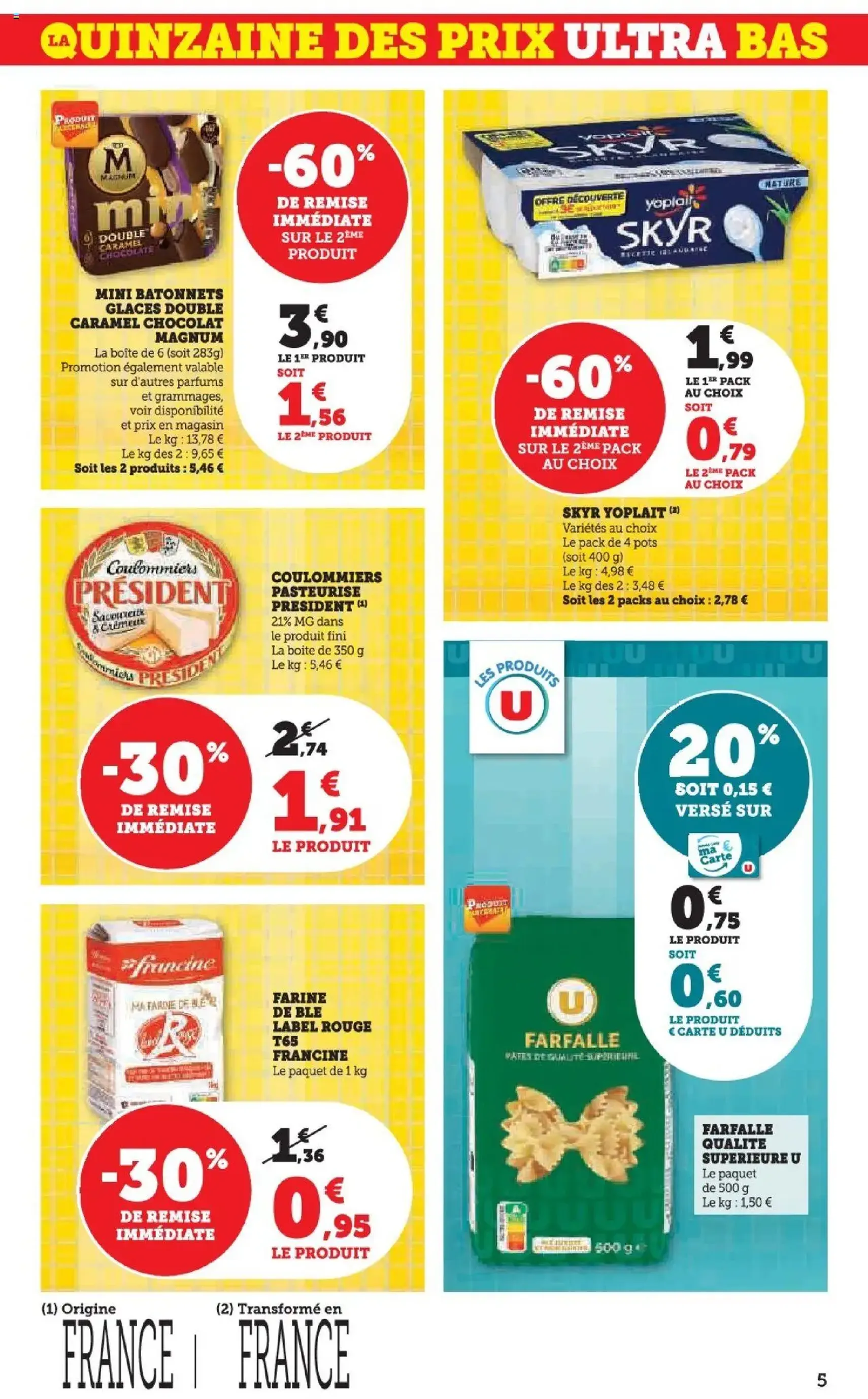 U Express catalogue - brochure valable à partir du 26/08/2025, page 5 sur 32 U Express catalogue - brochure valable à partir du 26/08/2025, page 5 sur 32