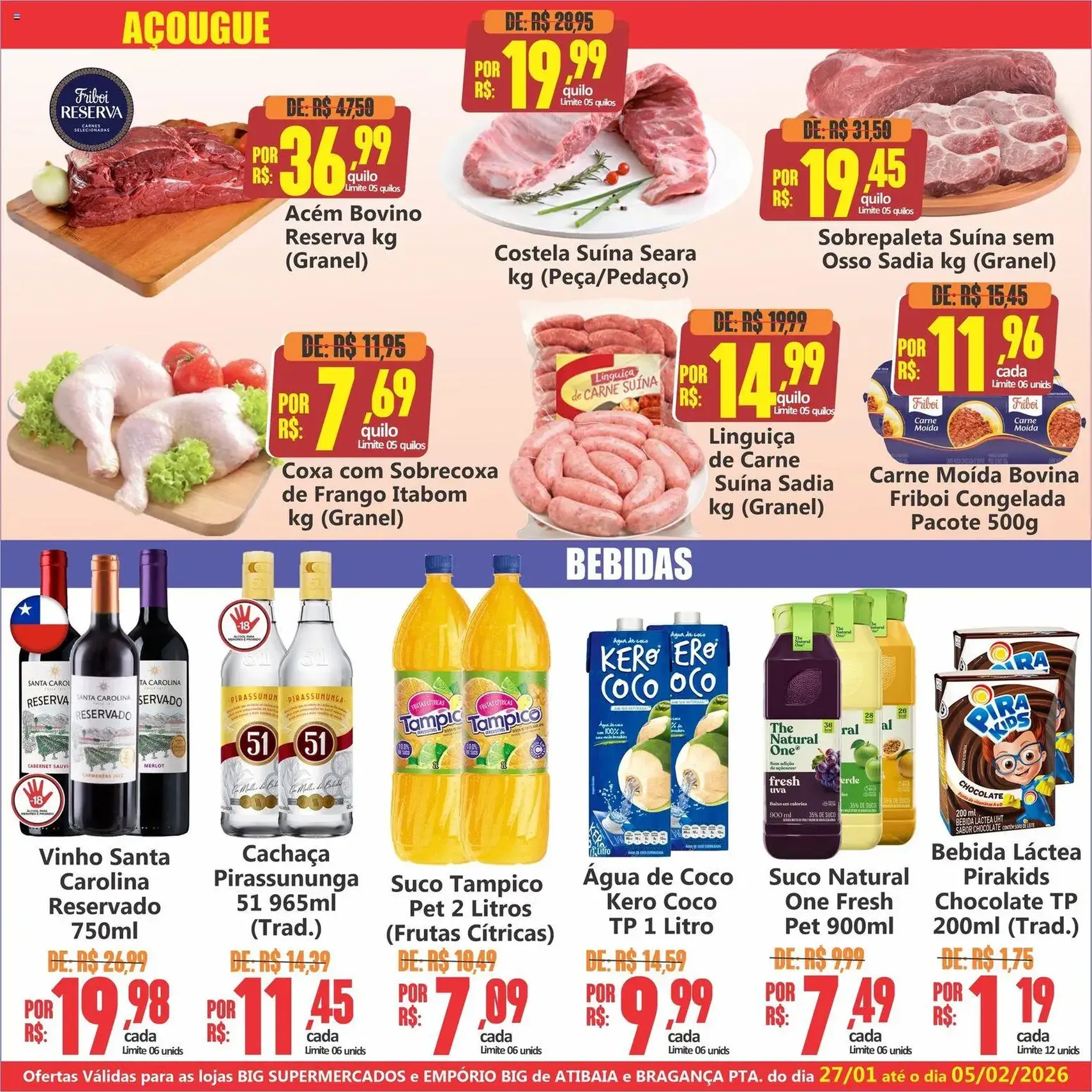 Big Supermercados - Ofertas da semana - folheto válido a partir de 27/01/2026 página 3 de 6