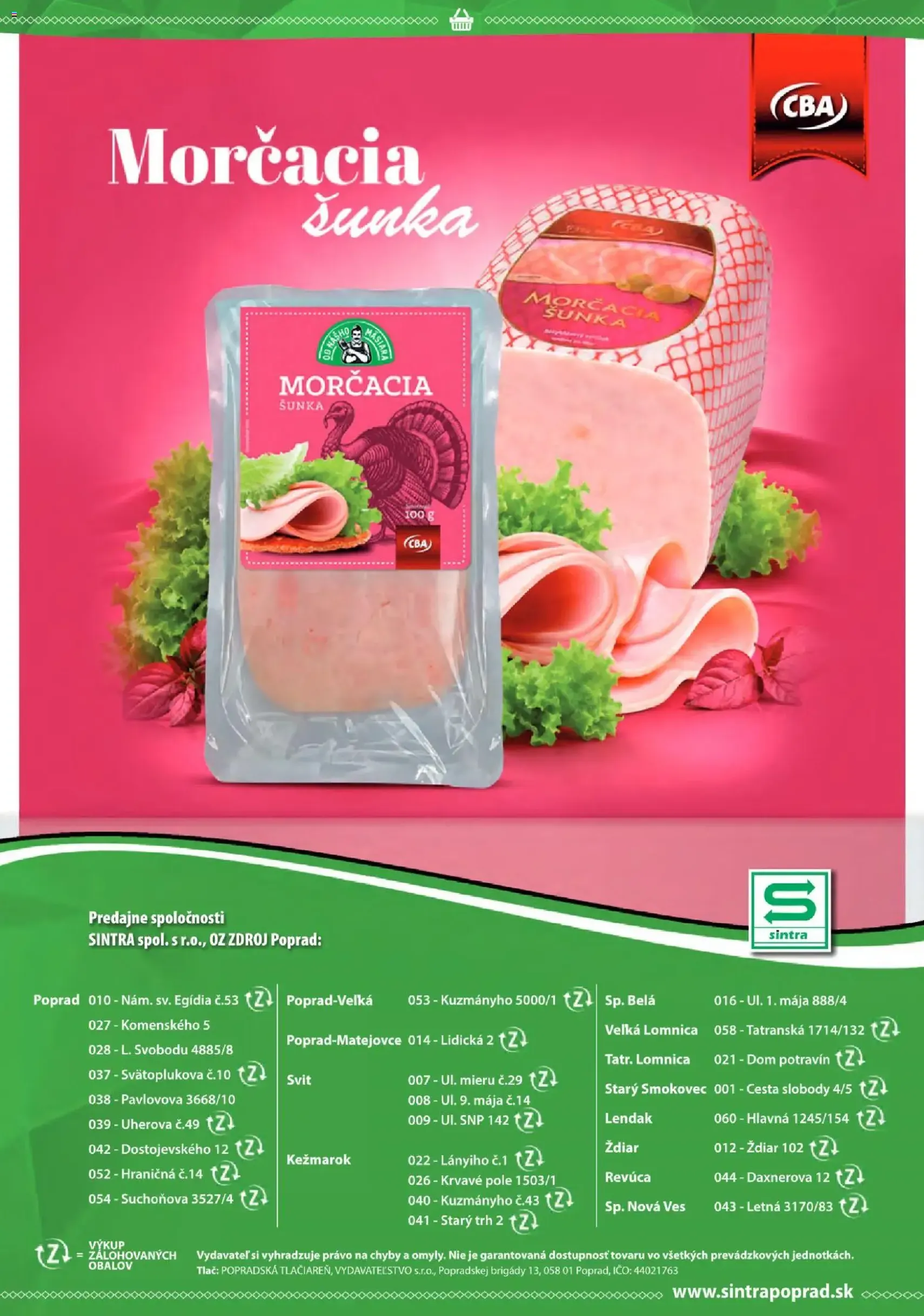 Sintra leták - platný leták od 02.07.2026 strana 28 z 32