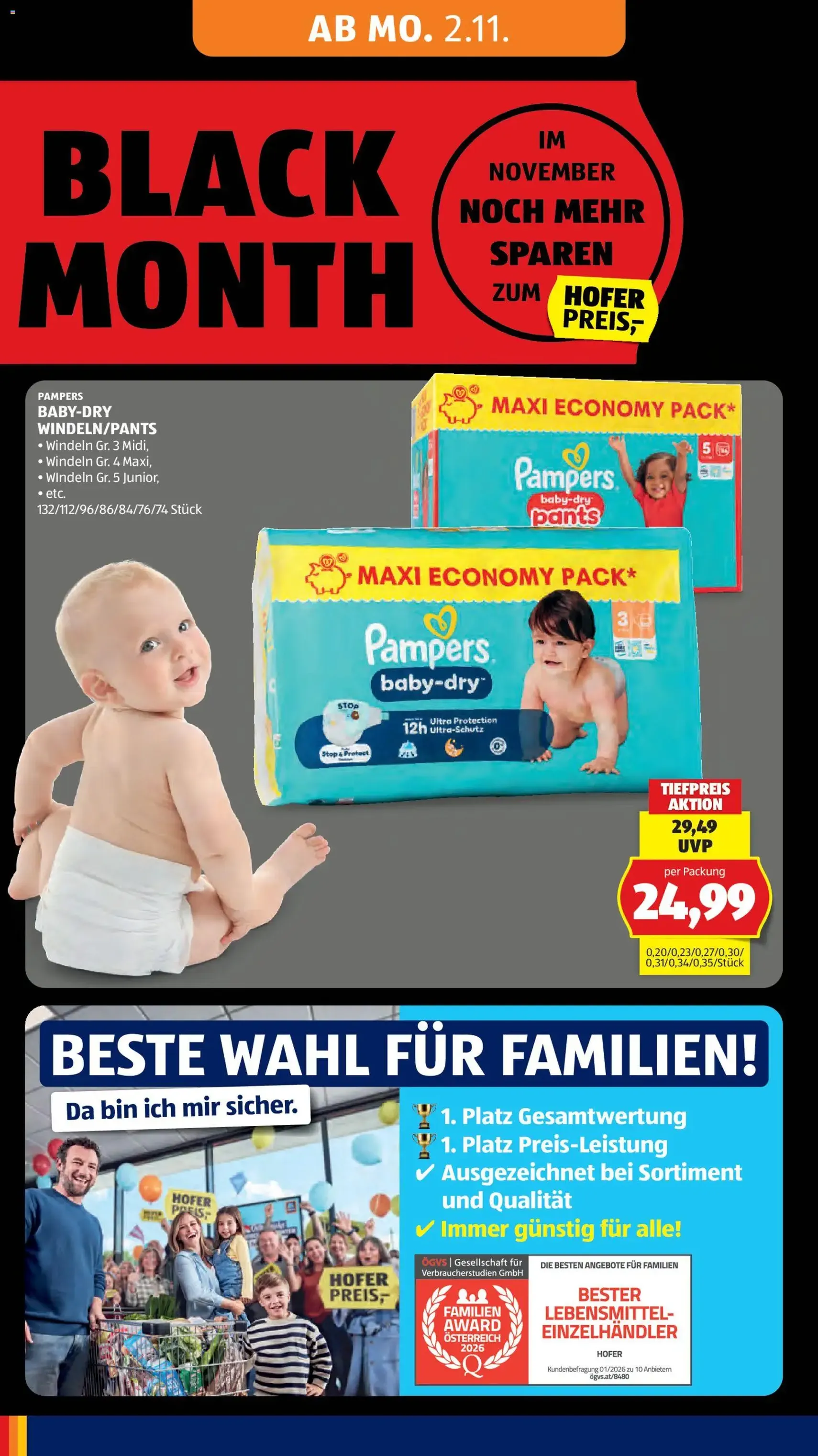 Hofer Flugblatt - Gültiger Prospekt ab 30.10.2026, Seite 32 von insgesamt 50