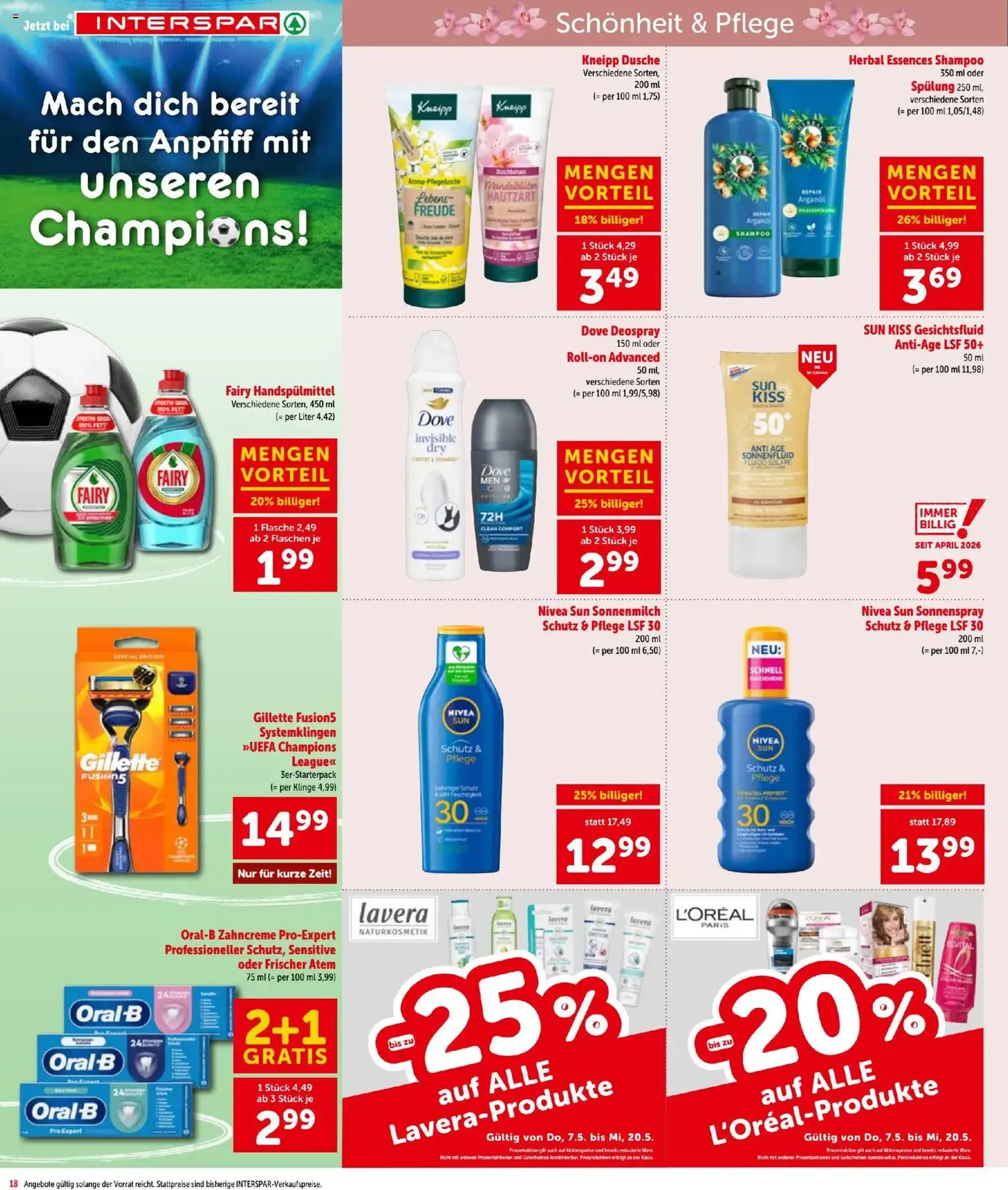 Interspar - Flugblatt - Gültiger Prospekt ab 07.05.2026, Seite 18 von insgesamt 24